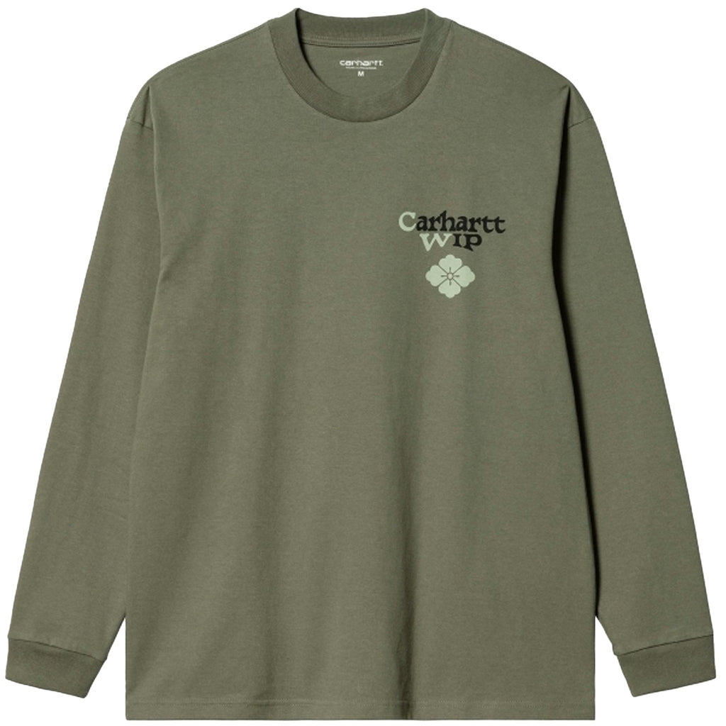 Carhartt WIP Long Sleeve Buffalo T-Shirt - Salvia