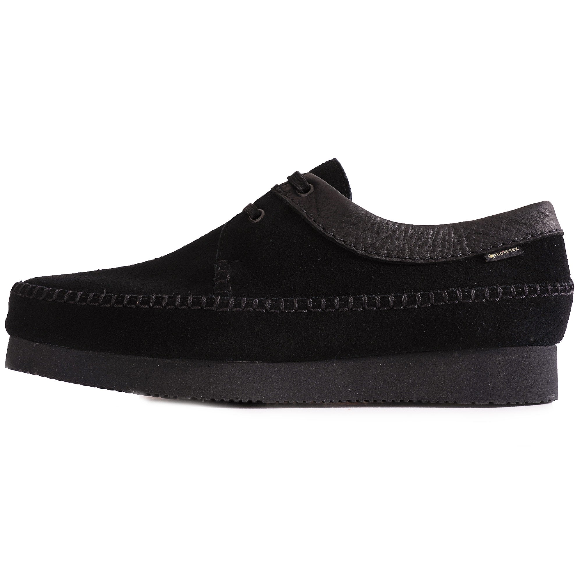 Clarks Originals Weaver Gore-Tex Suede Shoes - Black