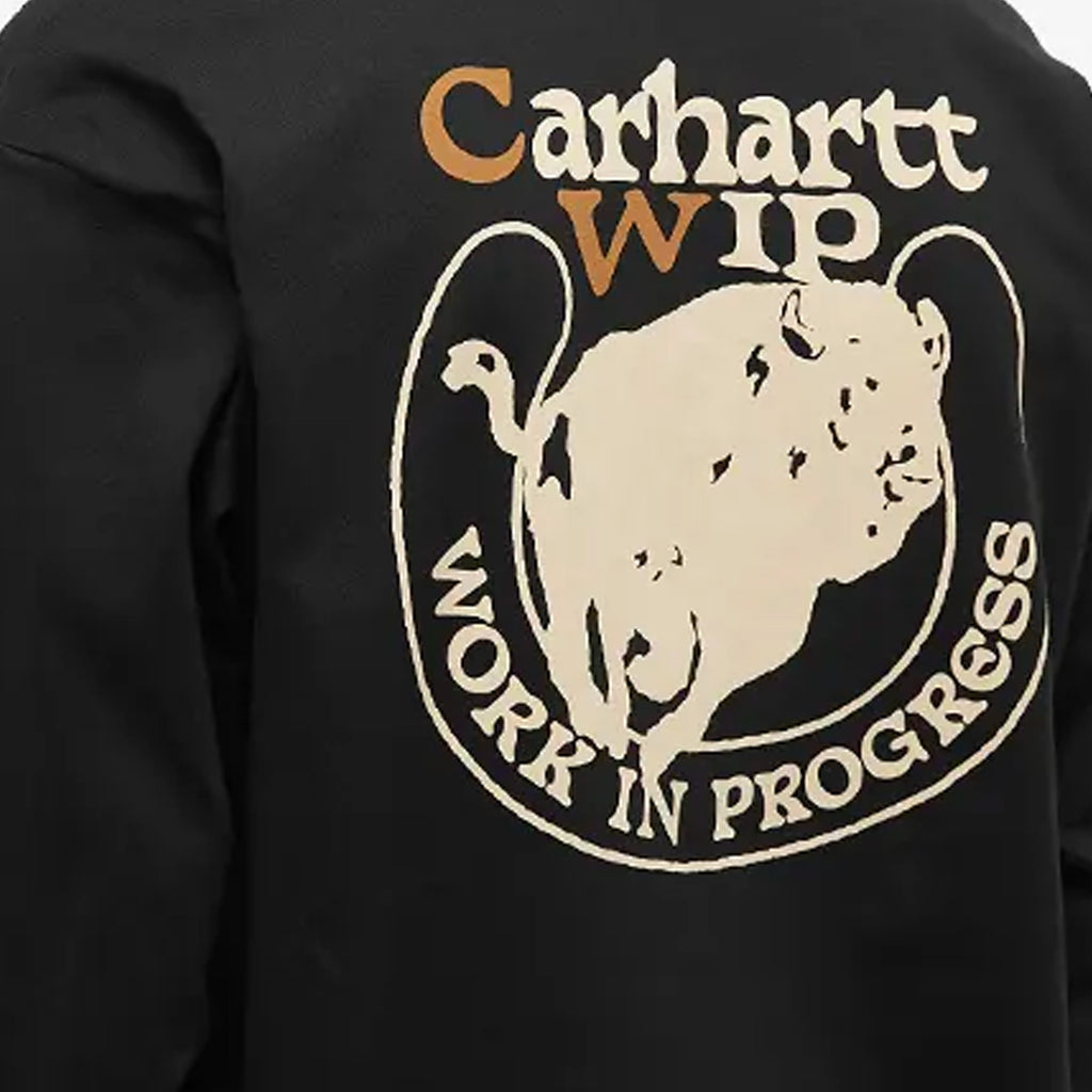 Carhartt WIP Long Sleeve Buffalo T-Shirt - Black