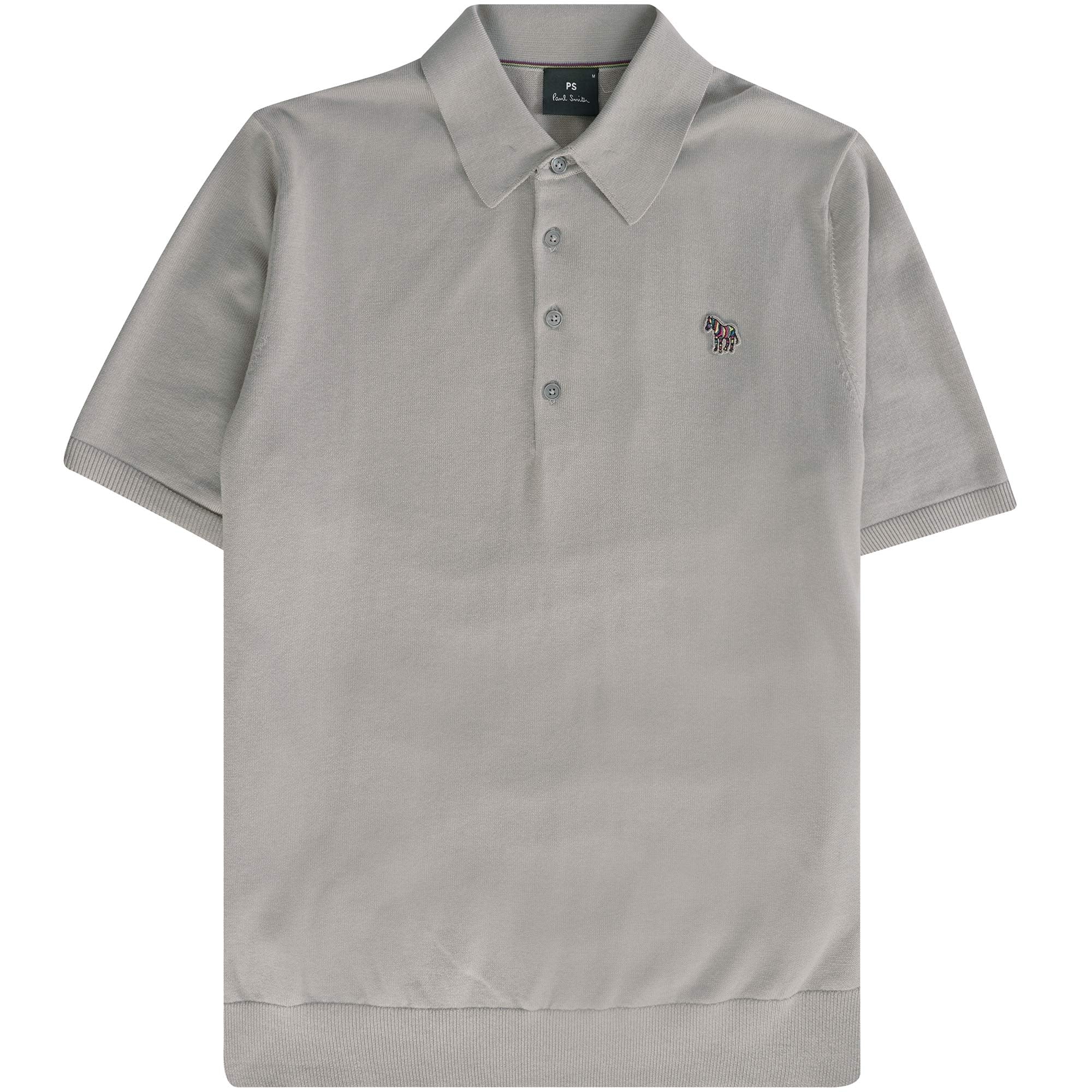 Paul Smith Short Sleeve Polo Shirt - Grey