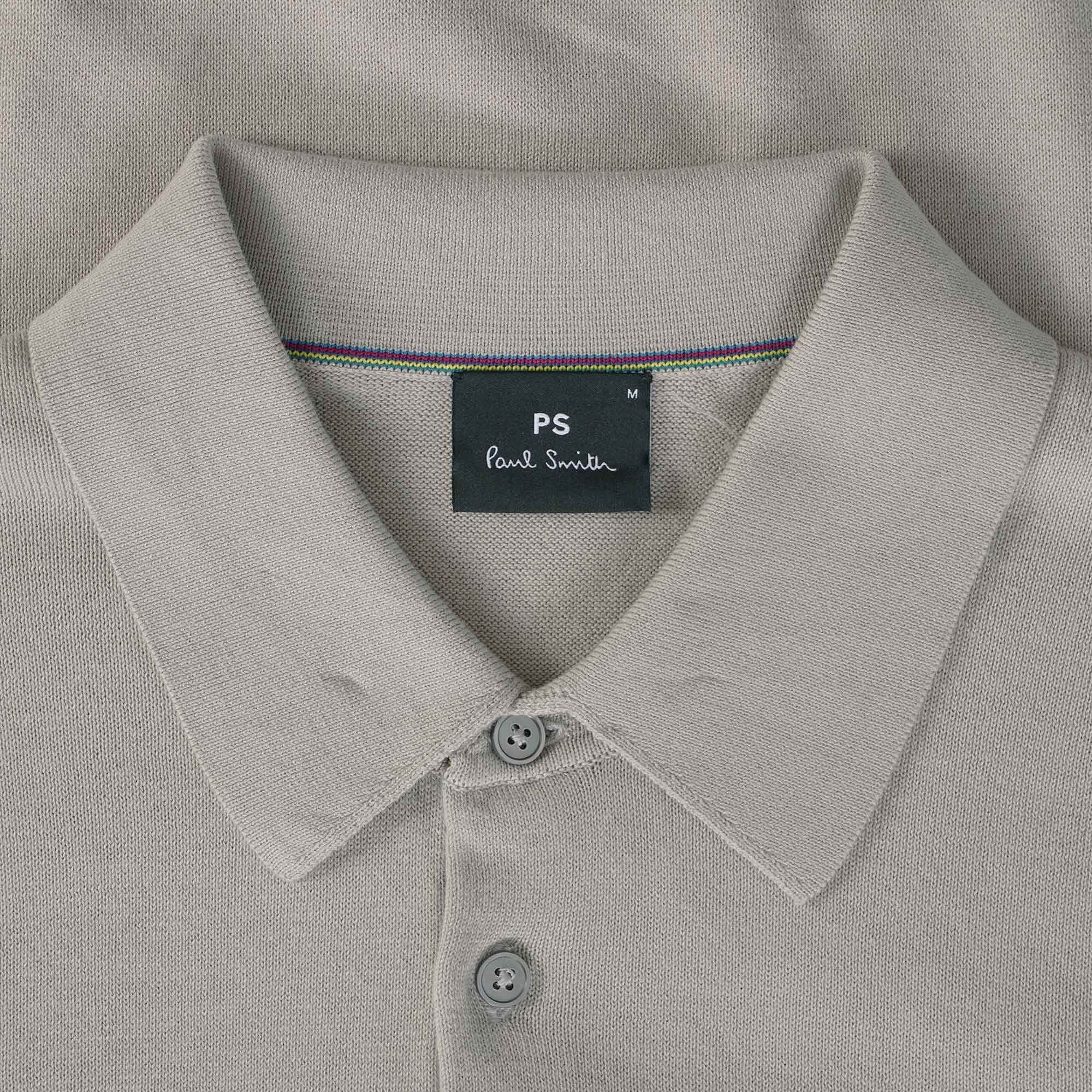 Paul Smith Short Sleeve Polo Shirt - Grey