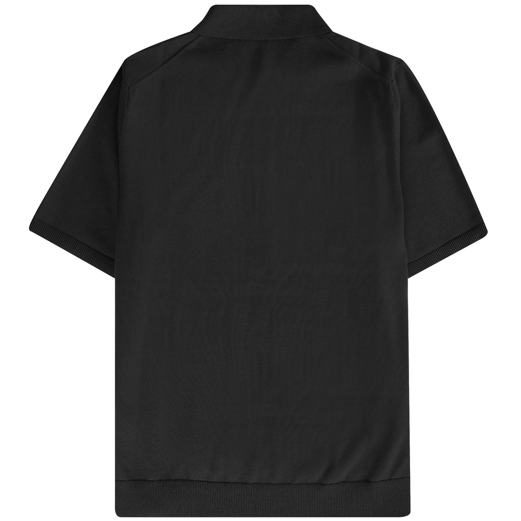 Paul Smith Short Sleeve Zebra Badge Polo Shirt - Black
