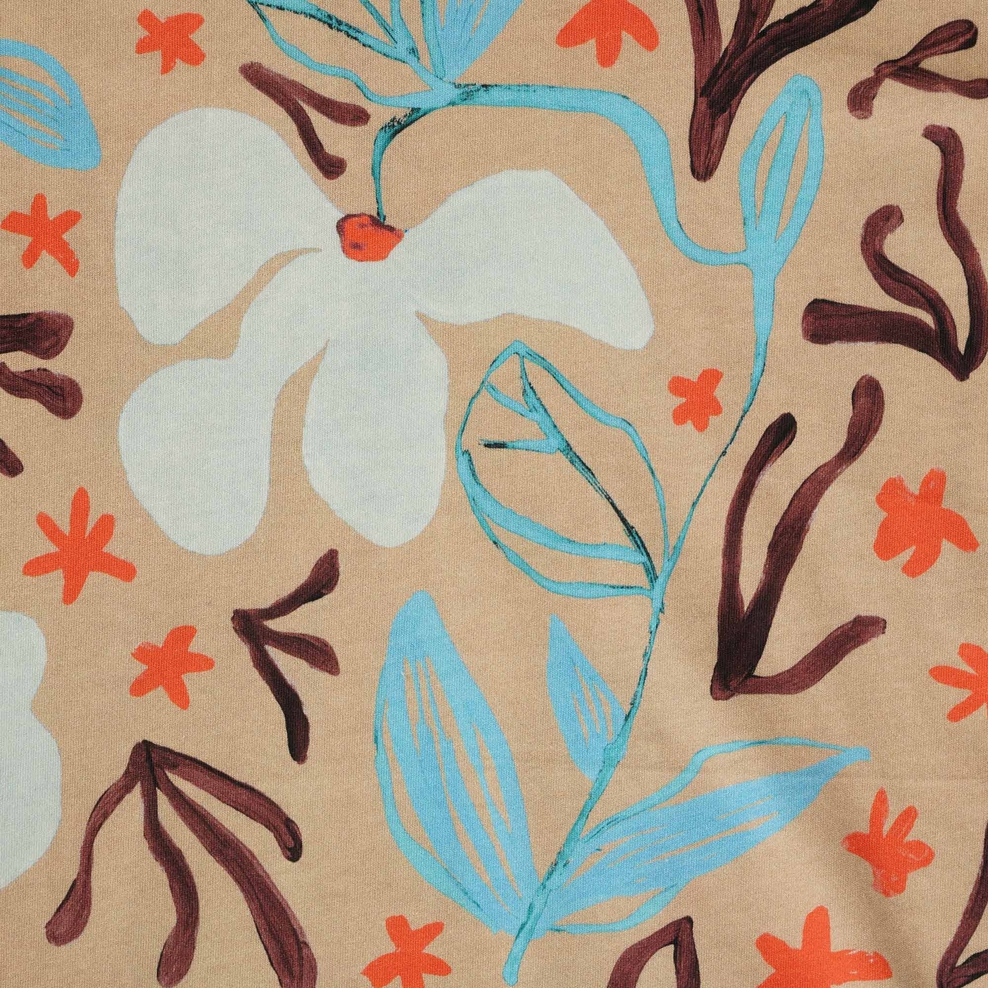 Paul Smith Sea Floral Print T-Shirt - Camel