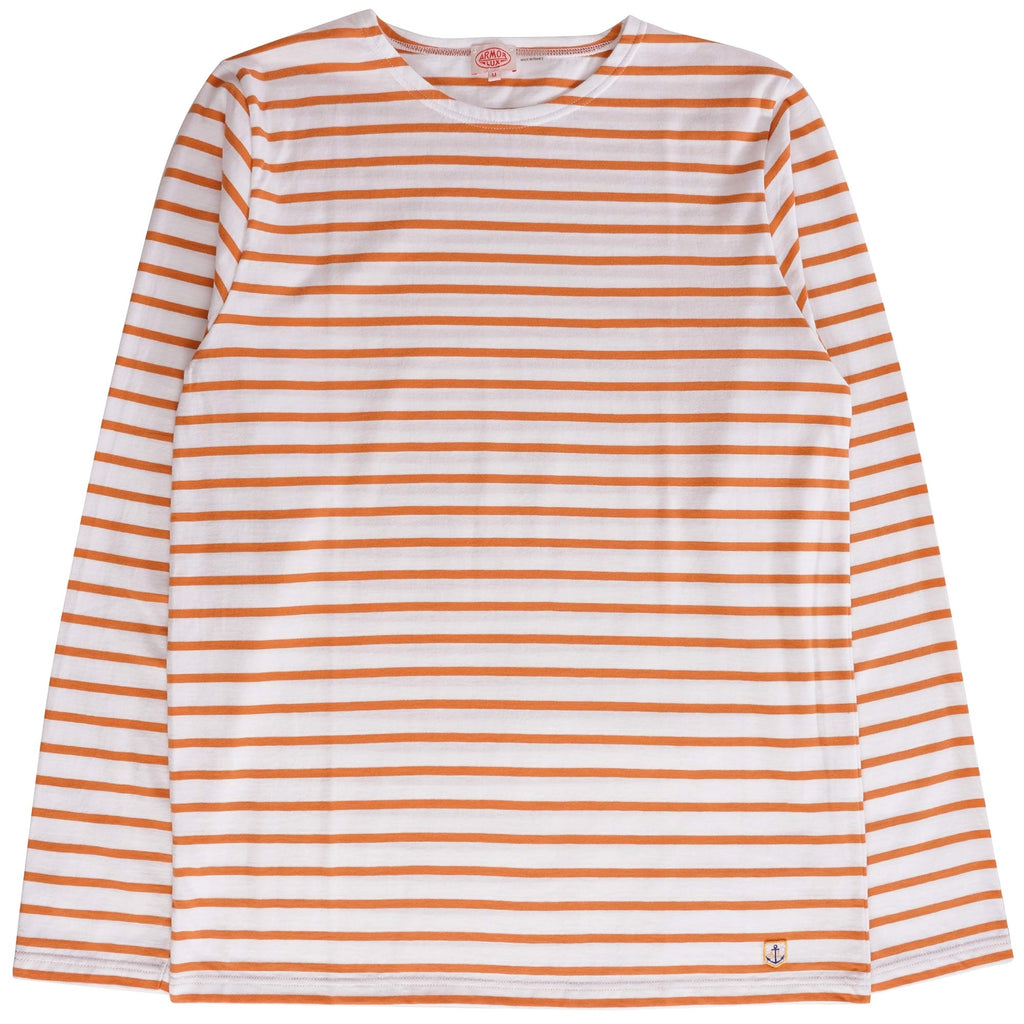 Armor Lux Heritage Striped T-Shirt - Rusty