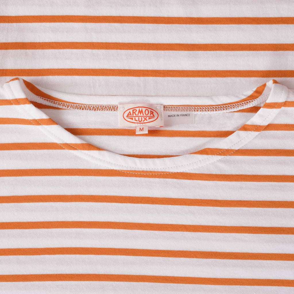 Armor Lux Heritage Striped T-Shirt - Rusty