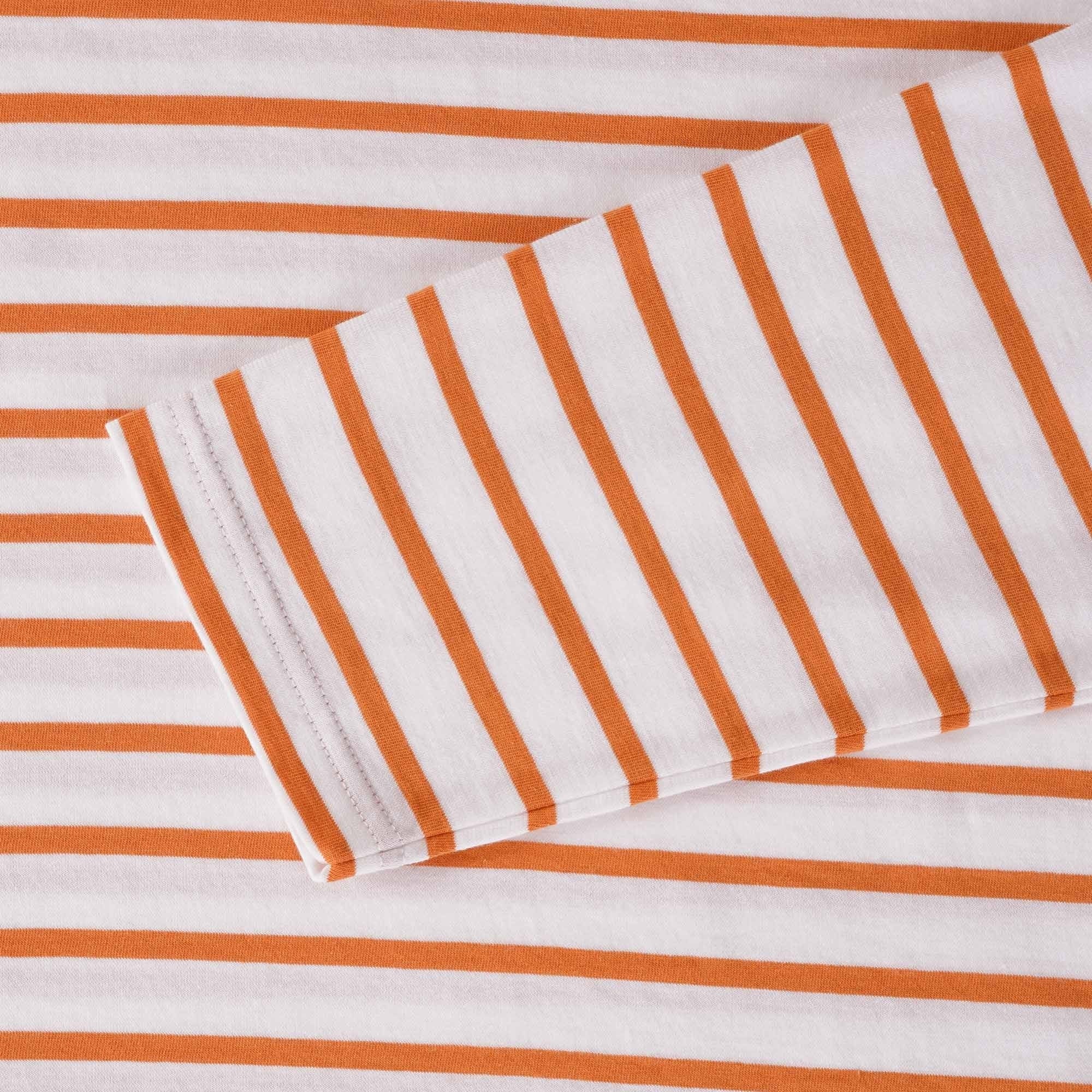 Armor Lux Heritage Striped T-Shirt - Rusty