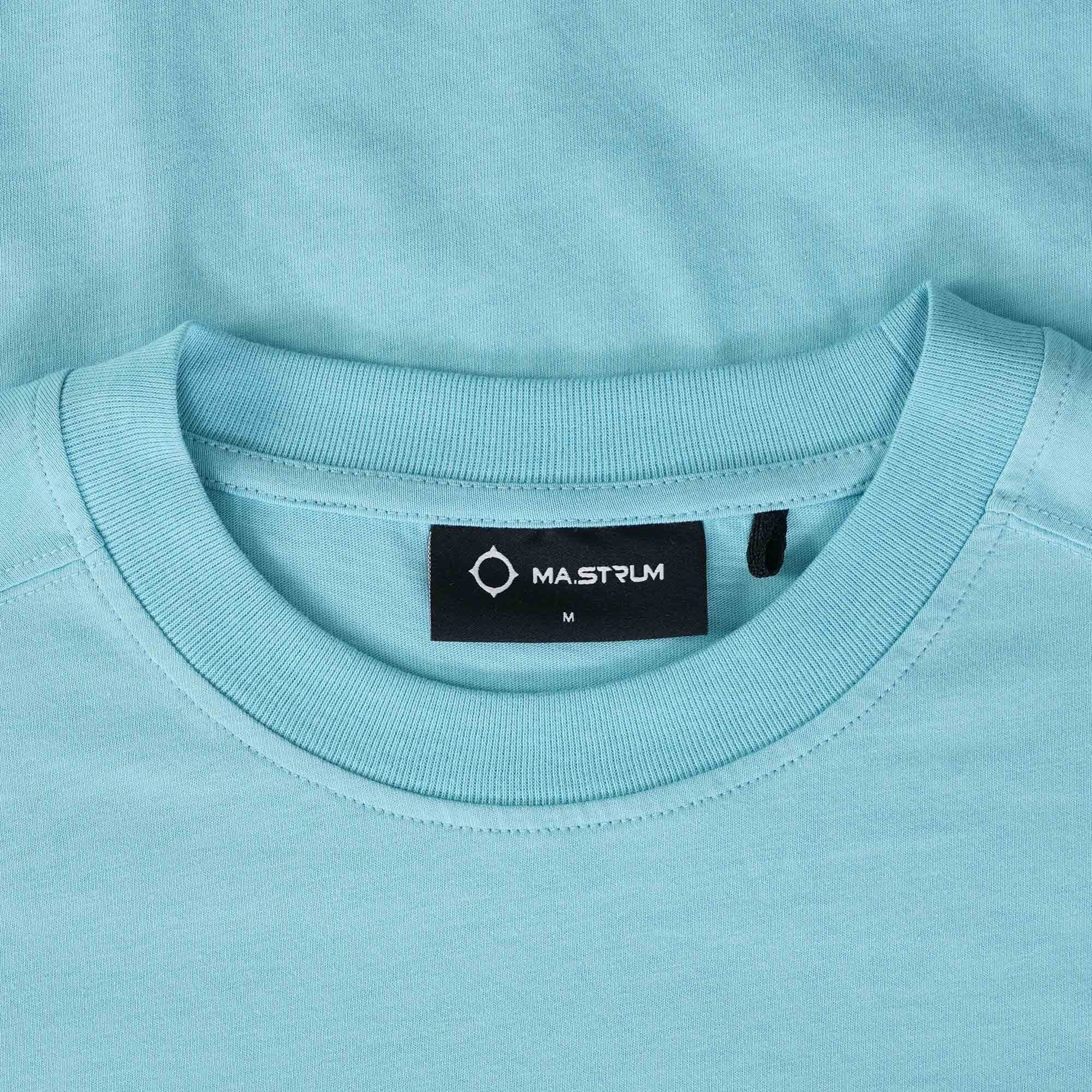 Ma Strum Compass Print Tee - Sea Blue