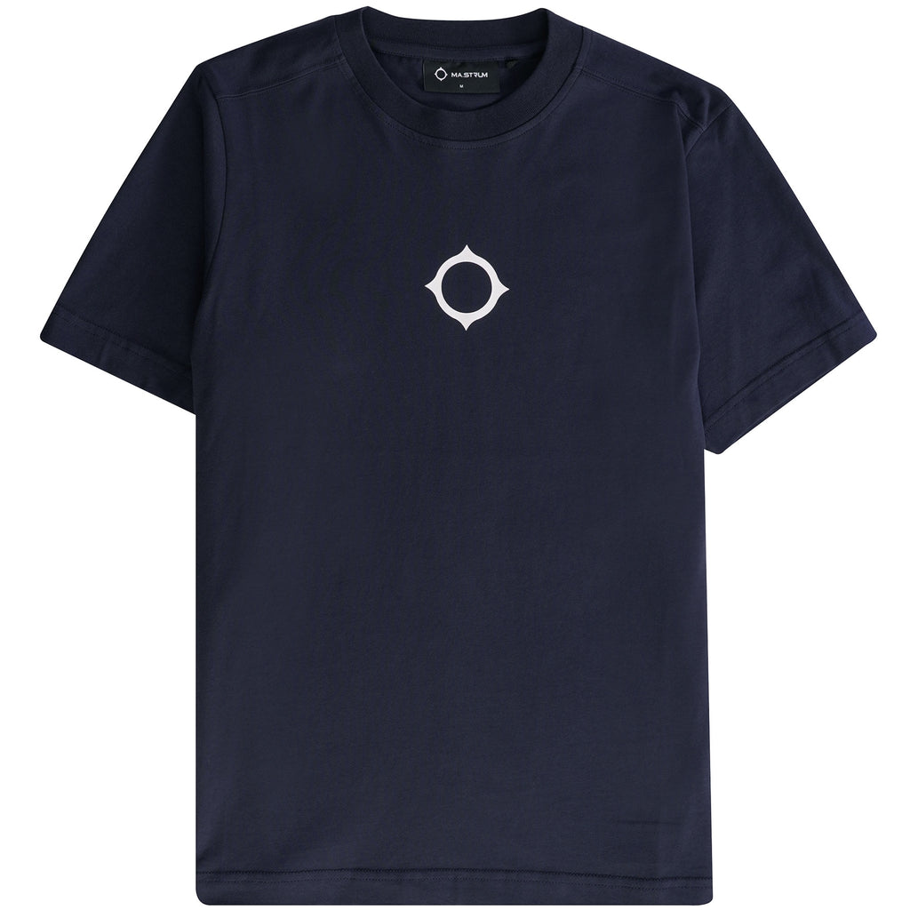 Ma Strum Compass Print Tee - Ink Navy