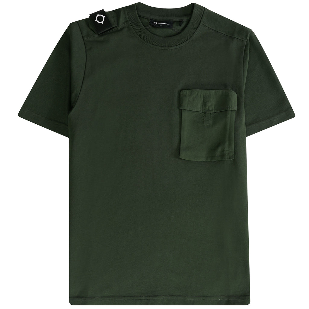 Ma Strum Cargo Pocket Tee - Oil Slick