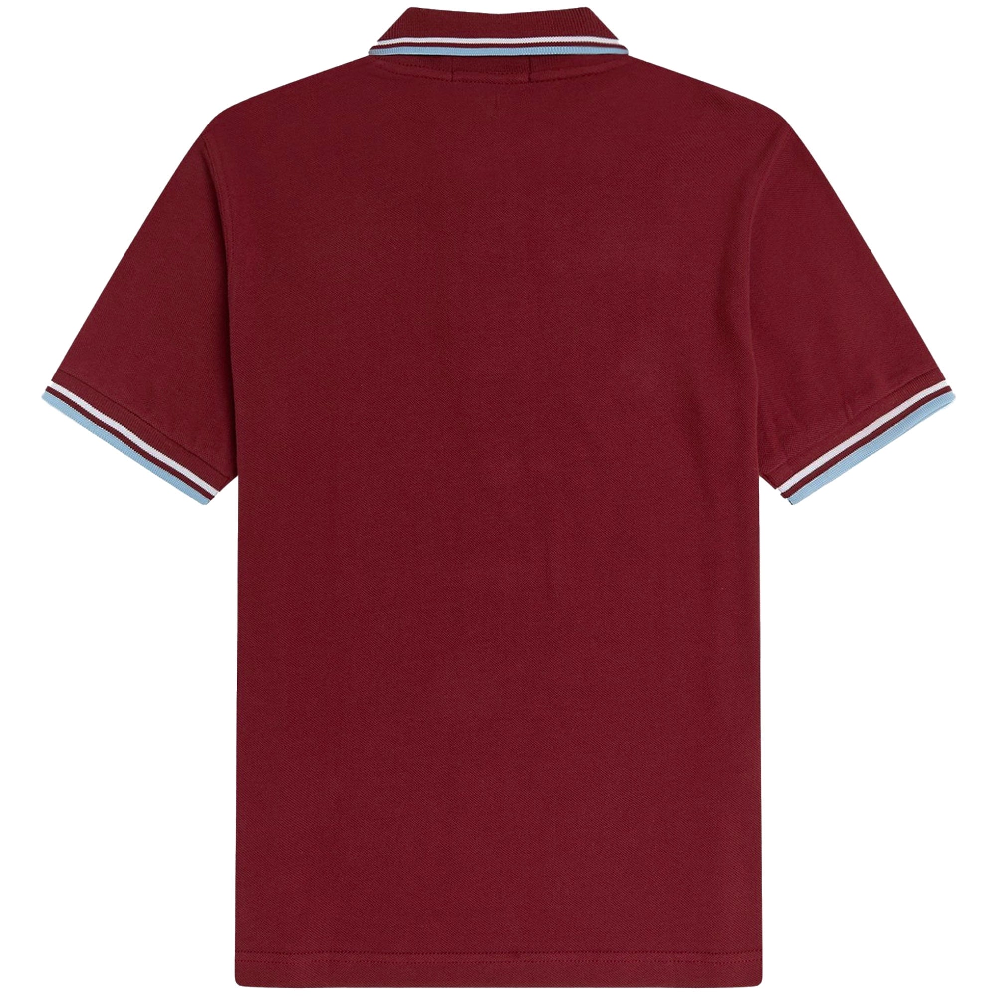 Fred Perry Reissues M12 Twin Tipped Polo Shirt - Maroon