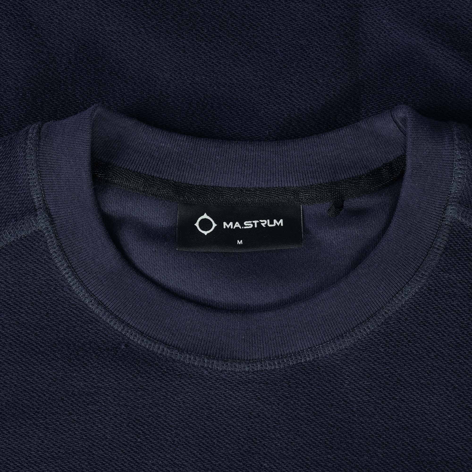 Ma Strum Rev Loopback Crew Sweatshirt - Ink Navy