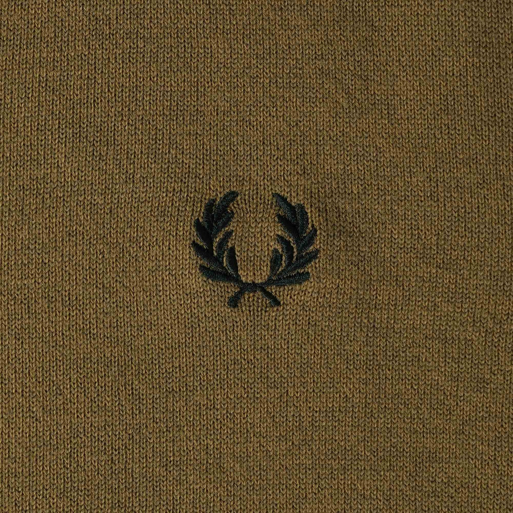 Fred Perry K4 Classic Zip Through Cardigan - Shaded Stone