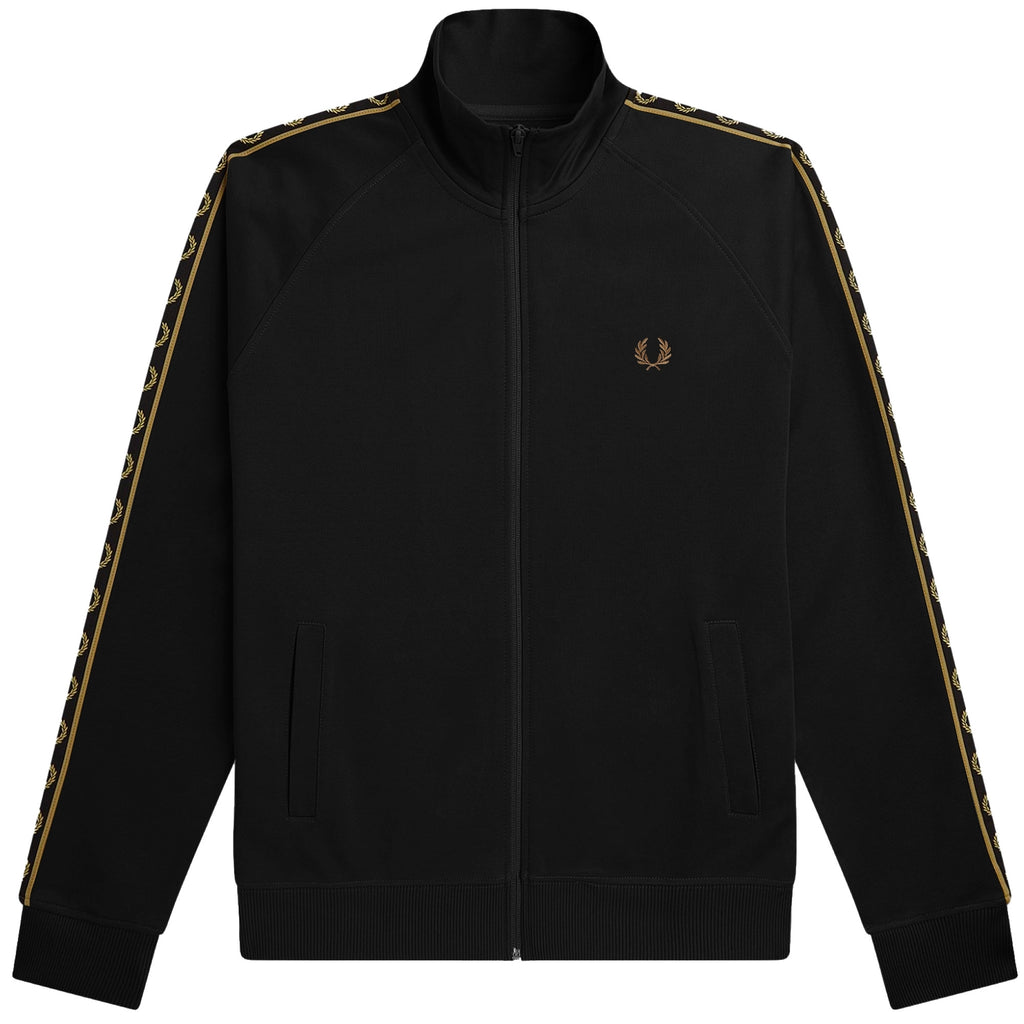 Fred Perry J5 Contrast Tape Track Jacket - Black