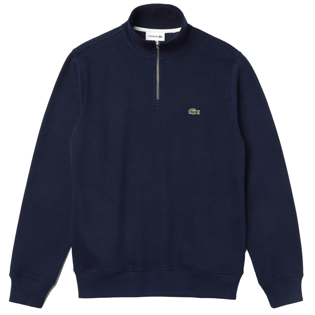Lacoste 1/4 Zip Sweatshirt - Blue Marine