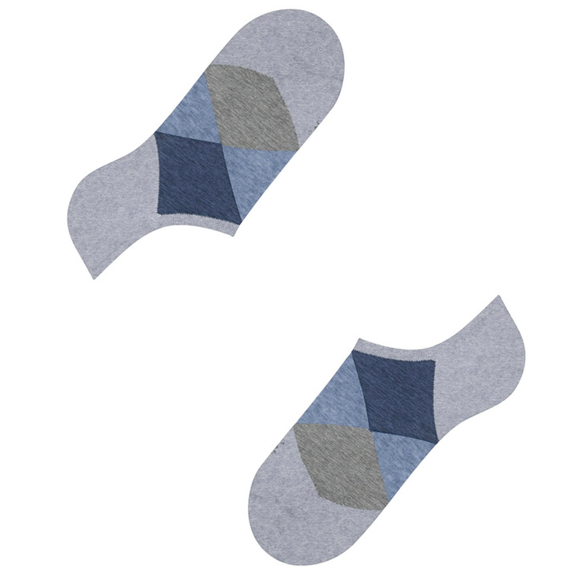 Burlington Socks Clyde Socks - Grey/Blue