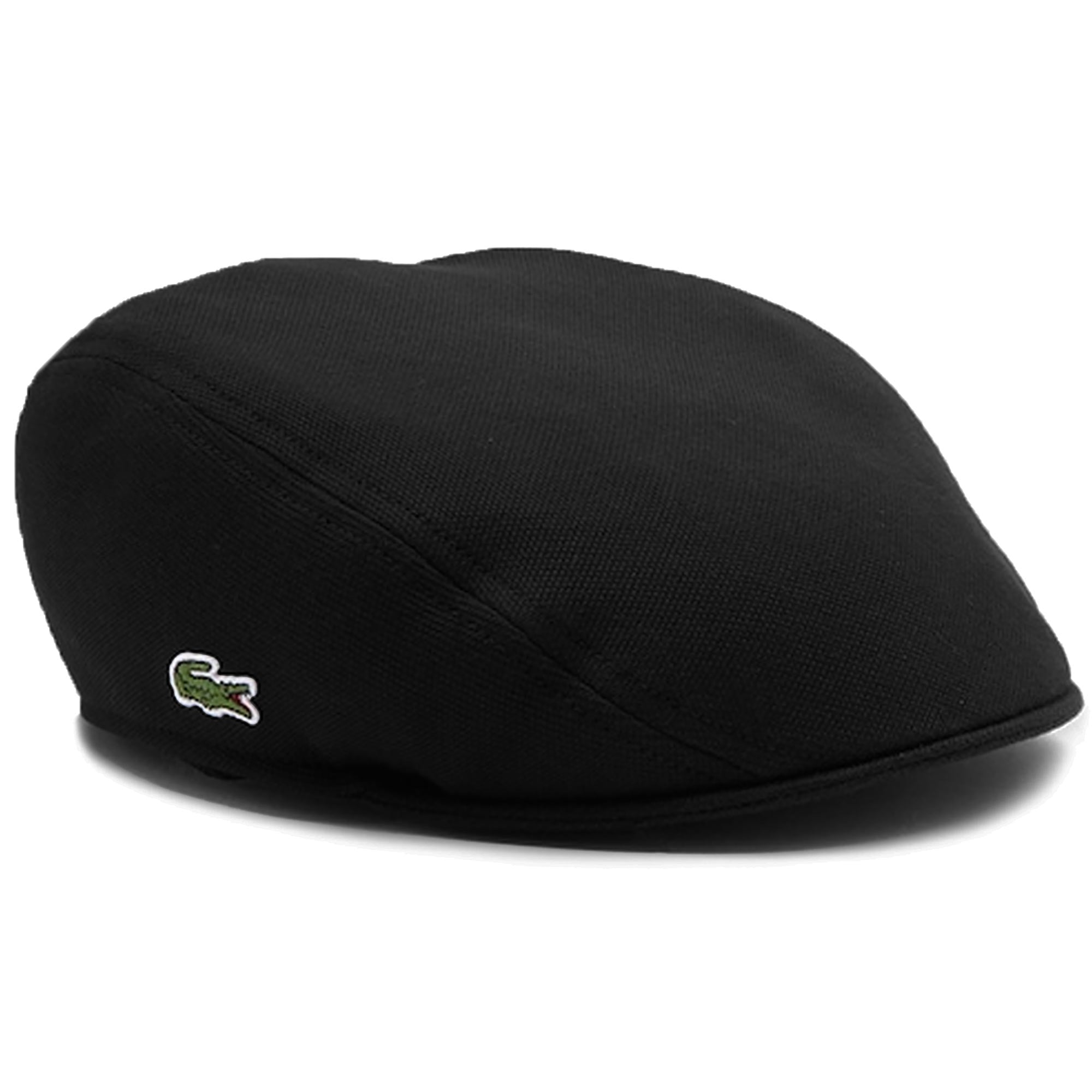 Lacoste Embroidered Crocodile Beret - Black