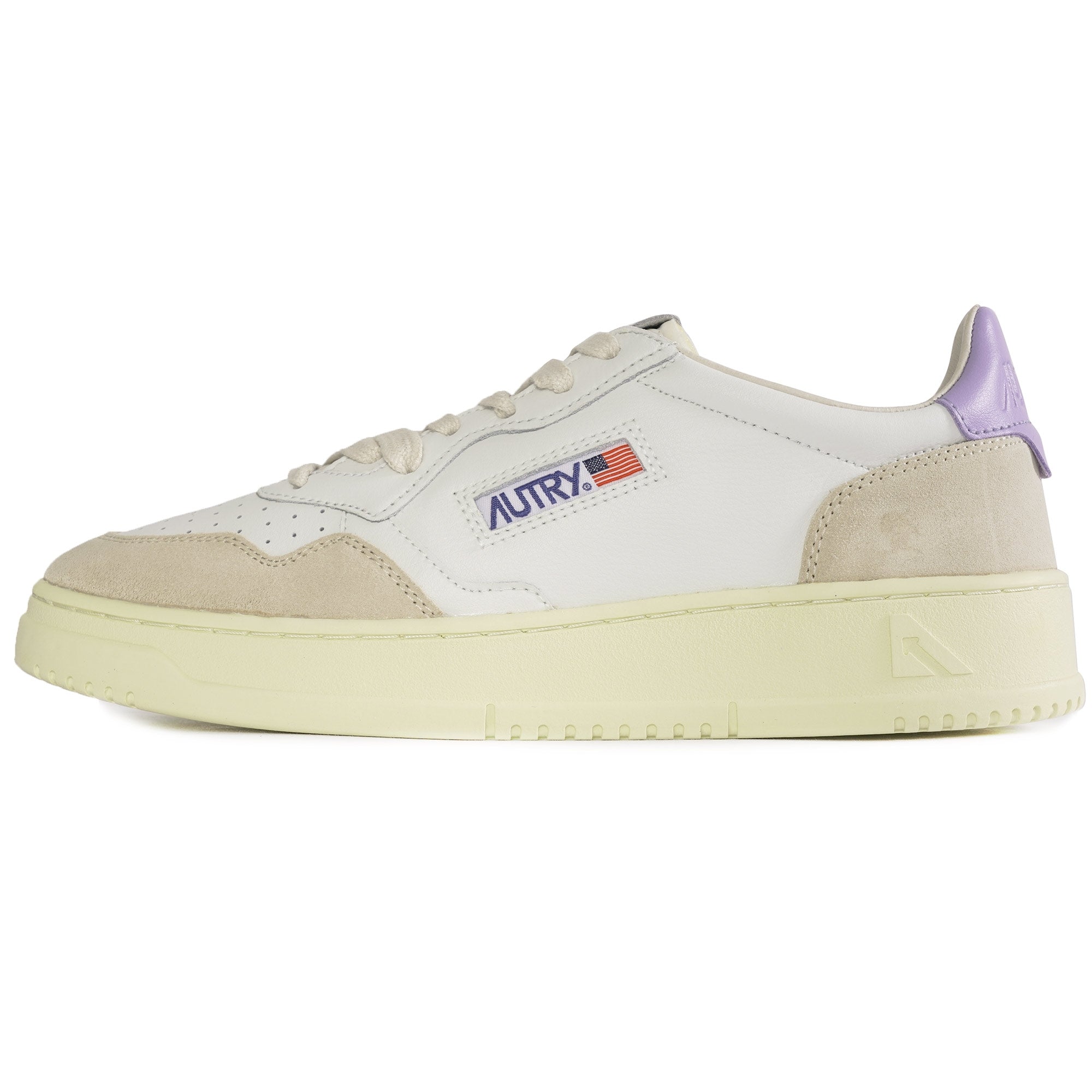 Autry Medalist Low Sneakers - White/Lavender