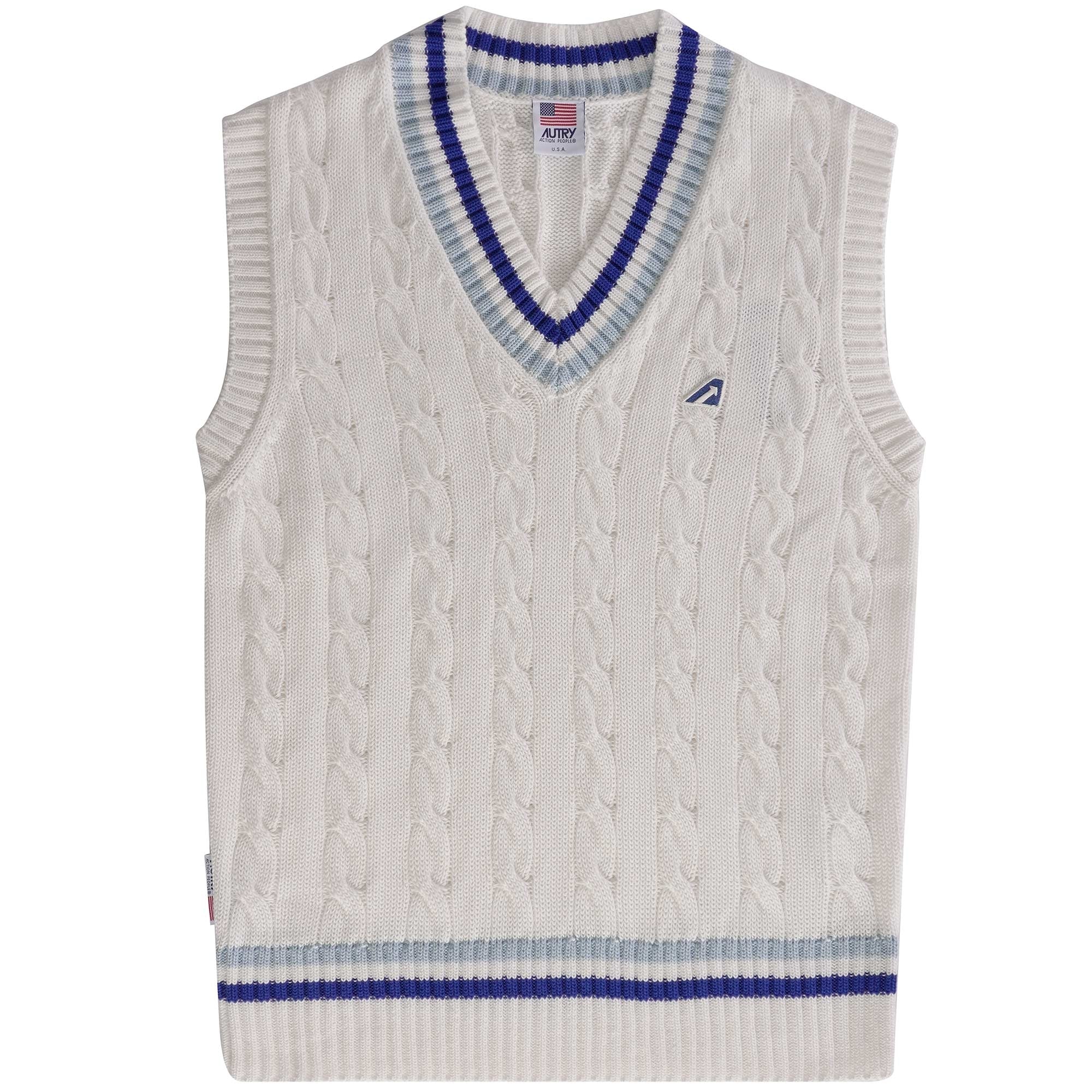 Autry Tennis Vest - White