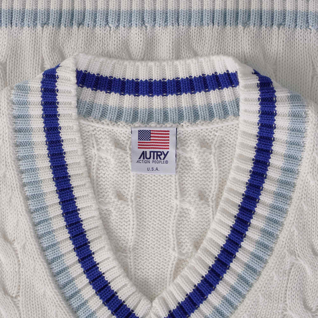 Autry Tennis Vest - White