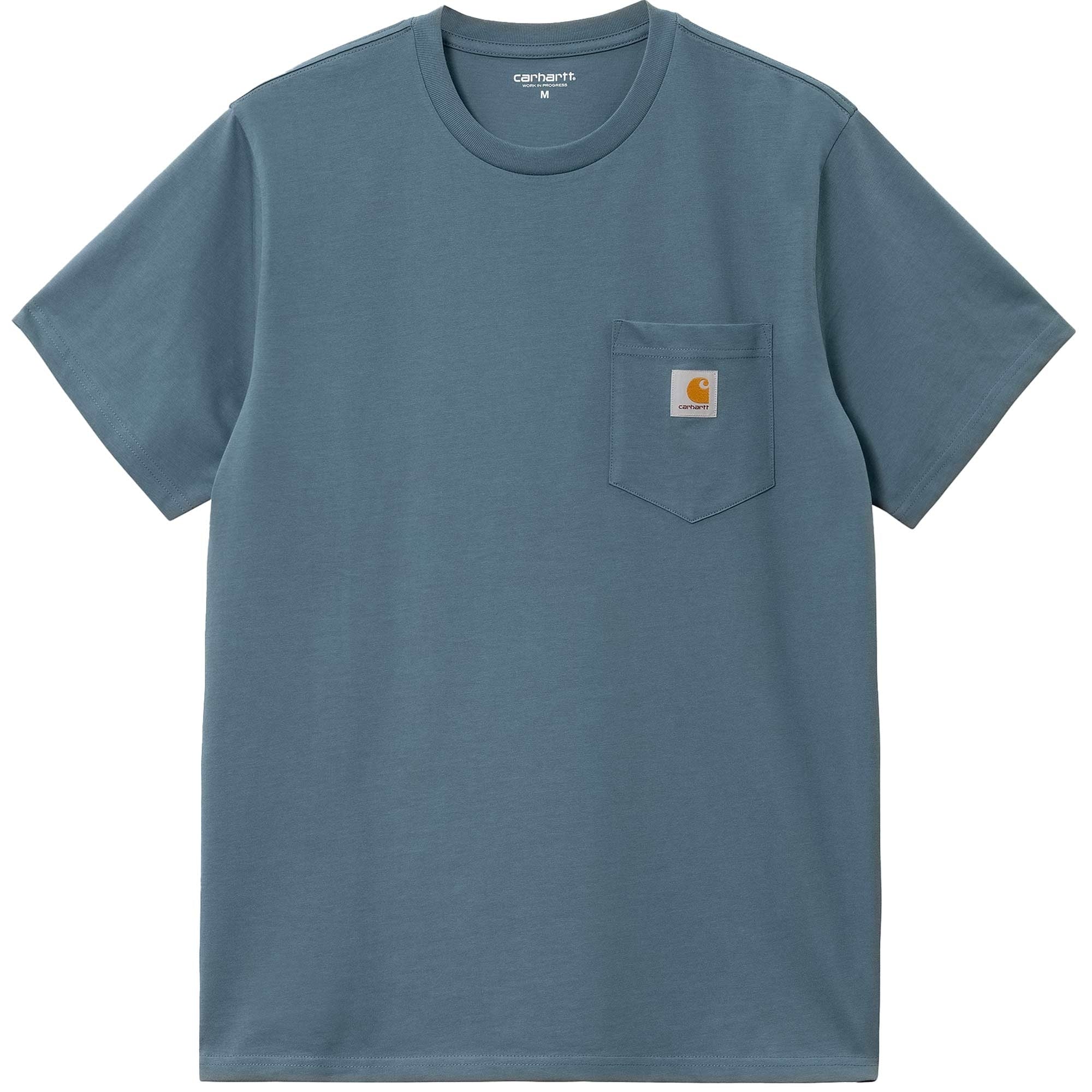 Carhartt WIP Short Sleeve Pocket T-Shirt - Storm Blue