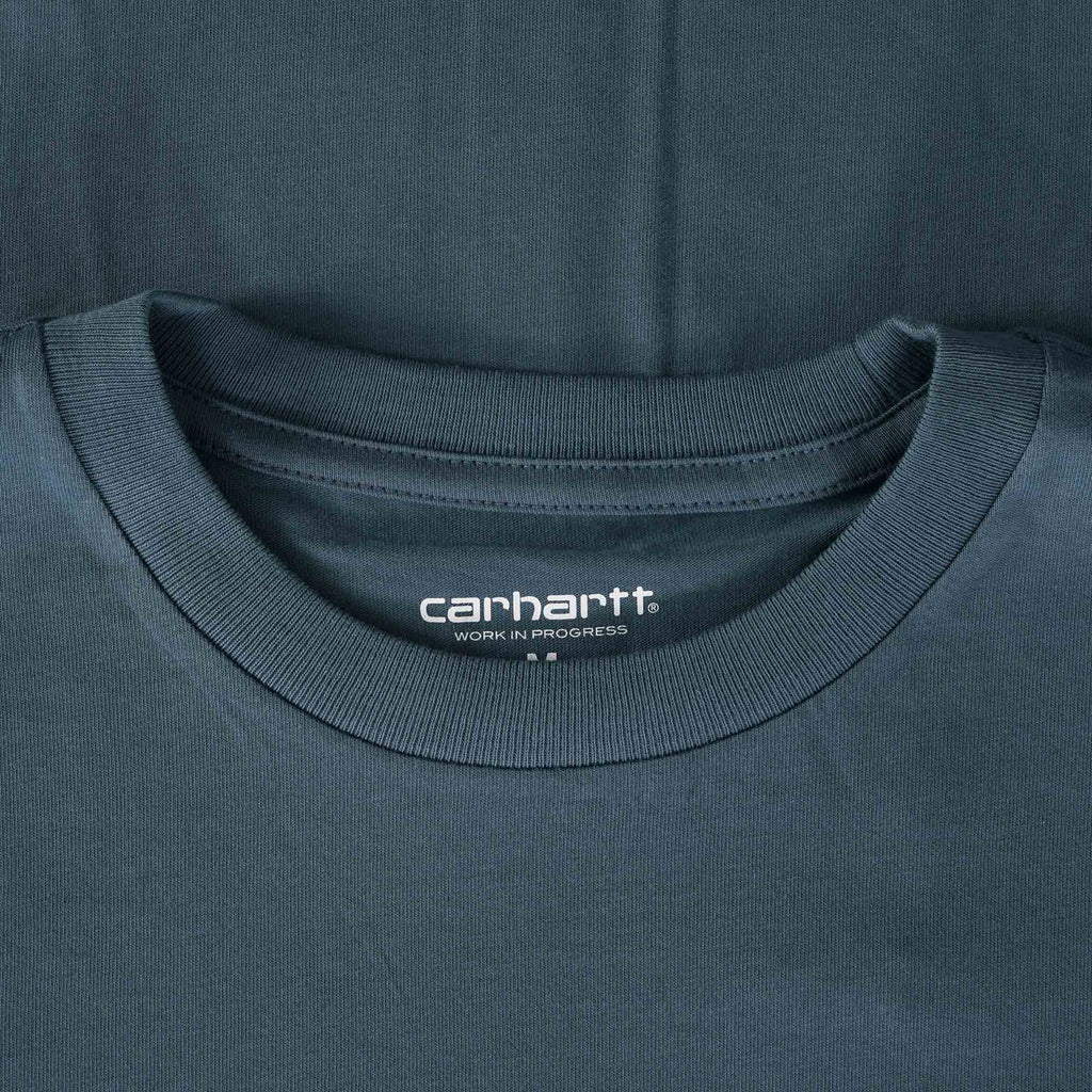 Carhartt WIP Short Sleeve Pocket T-Shirt - Storm Blue