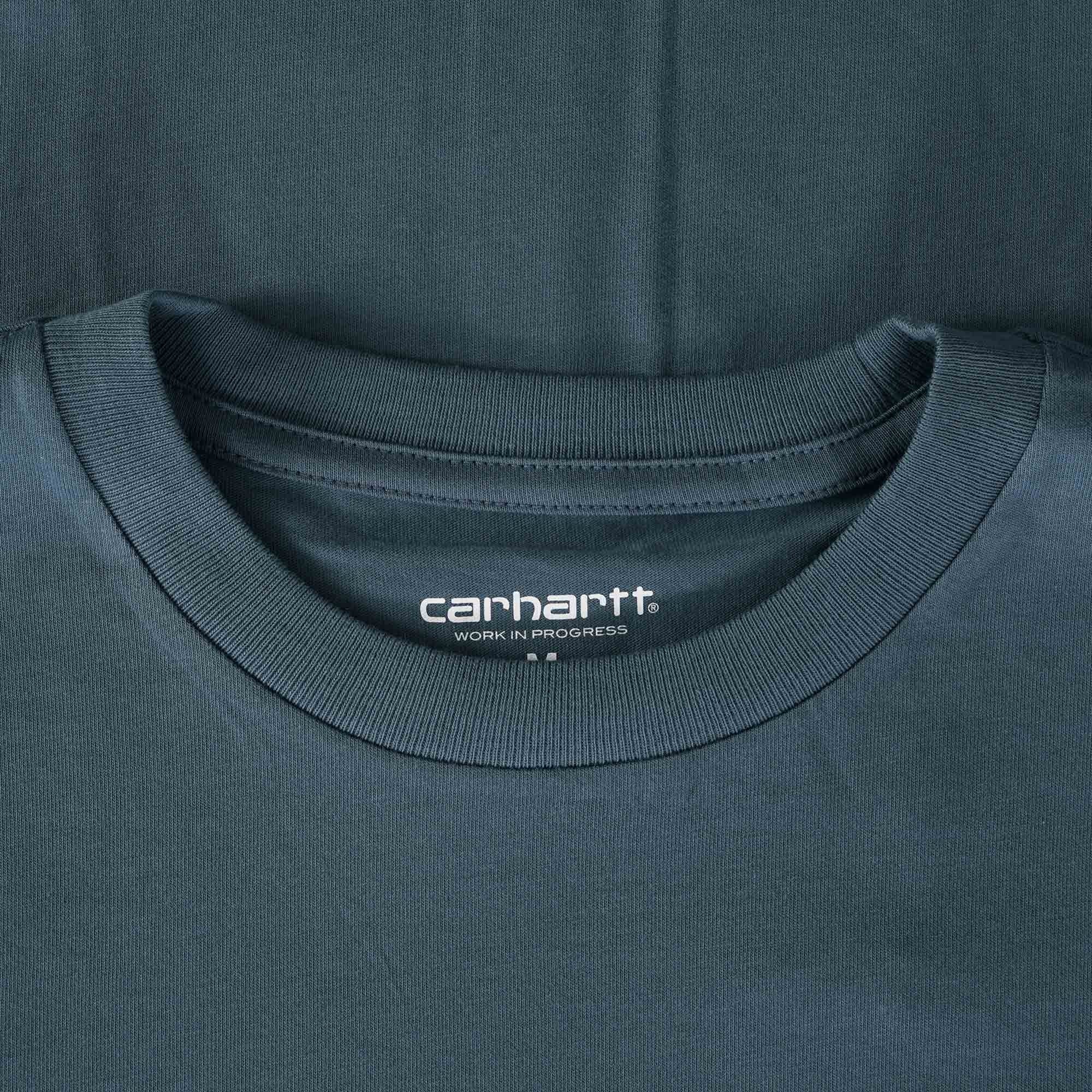 Carhartt WIP Short Sleeve Pocket T-Shirt - Storm Blue