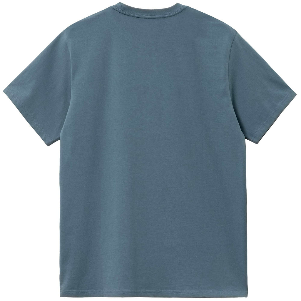 Carhartt WIP Short Sleeve Pocket T-Shirt - Storm Blue