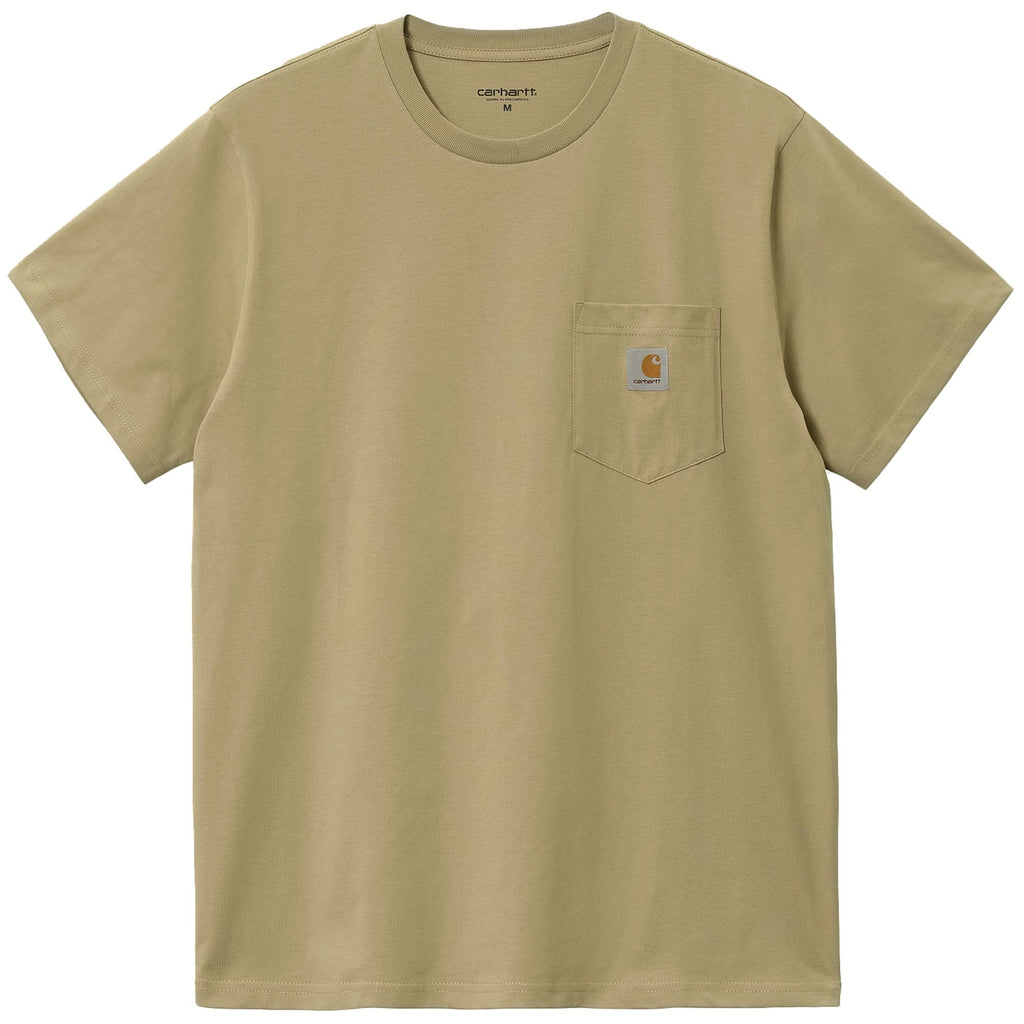 Carhartt WIP Short Sleeve Pocket T-Shirt - Ammonite
