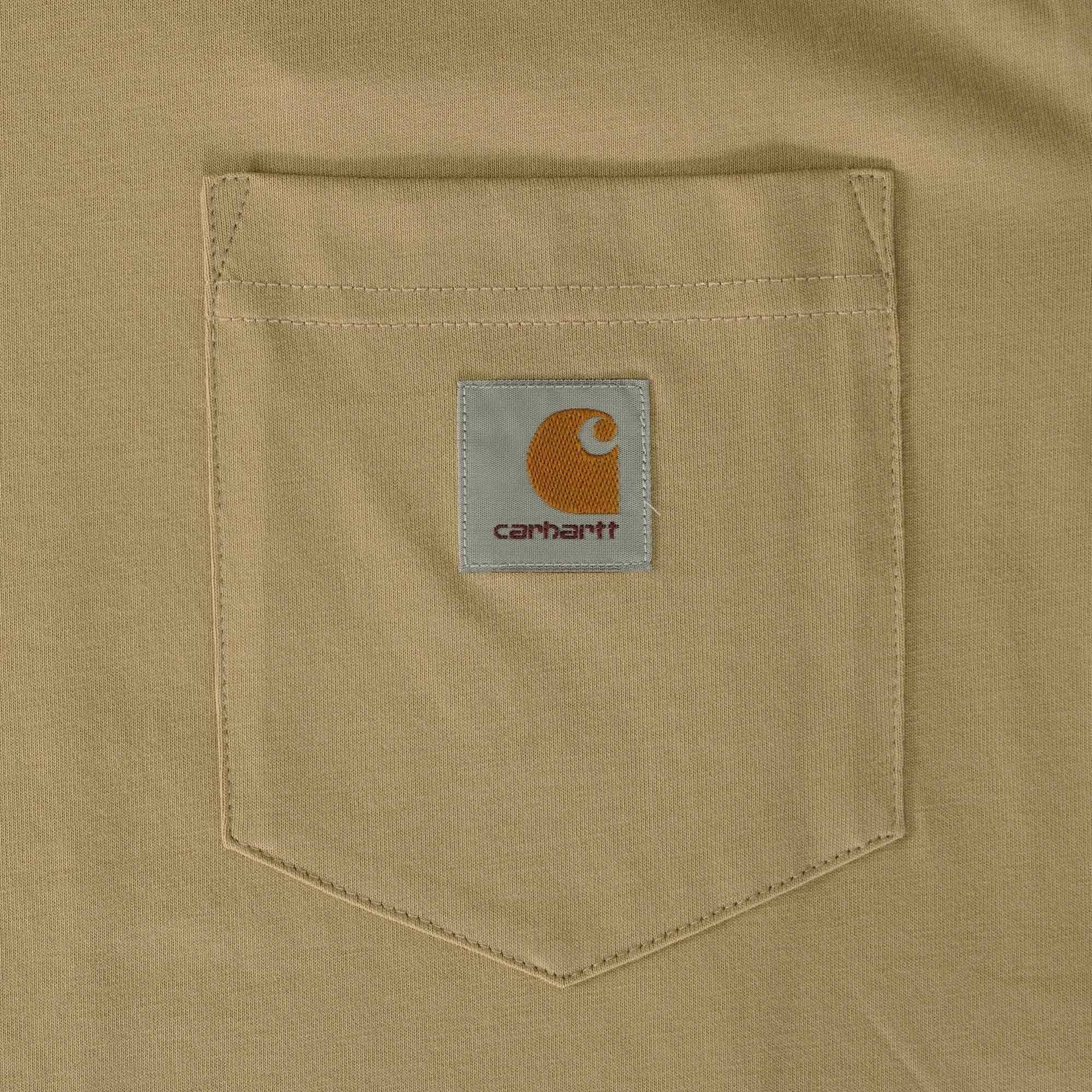 Carhartt WIP Short Sleeve Pocket T-Shirt - Ammonite