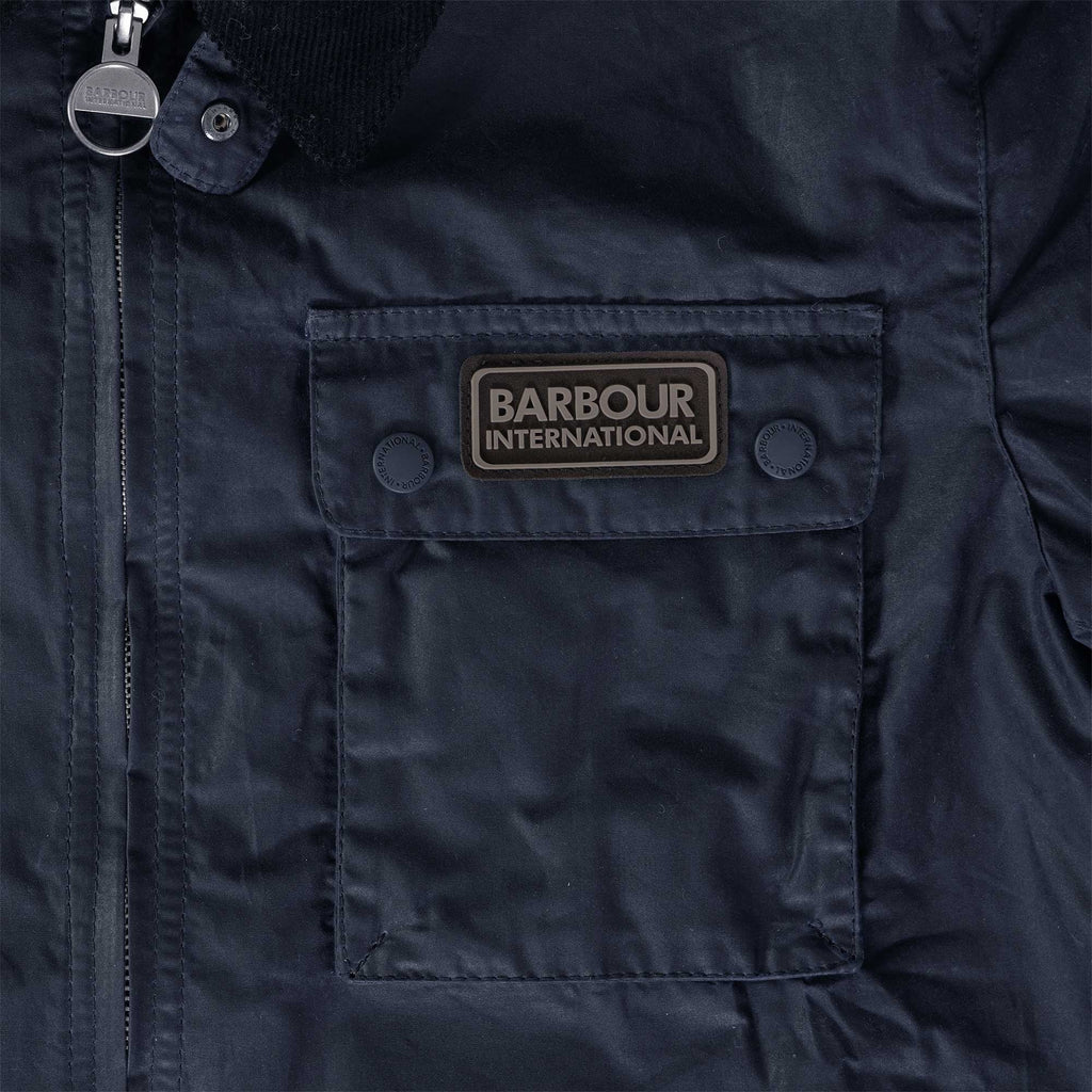 Barbour International North Wax Jacket - Night Sky