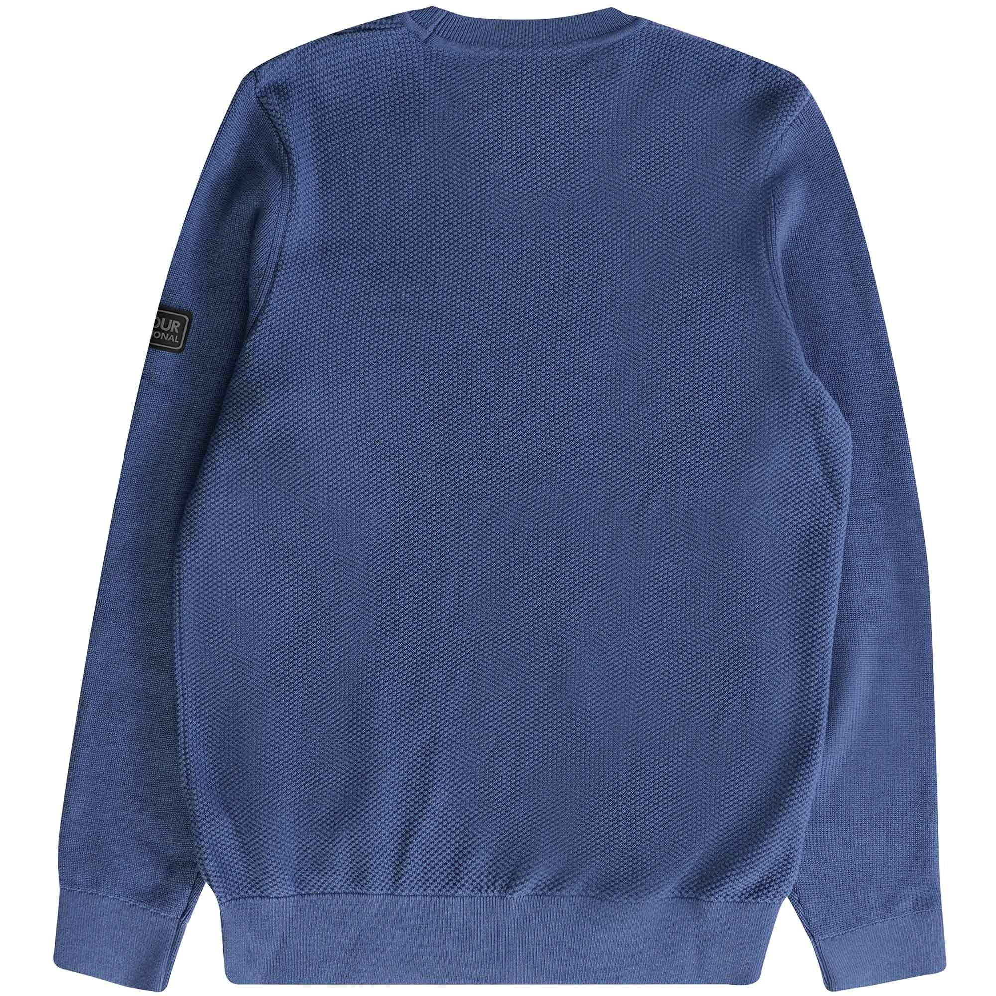 Barbour International Drive Crew Neck Sweater - Blue Horizon