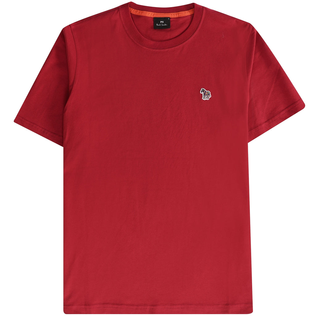 Paul Smith Cotton Zebra Logo T-Shirt - Red