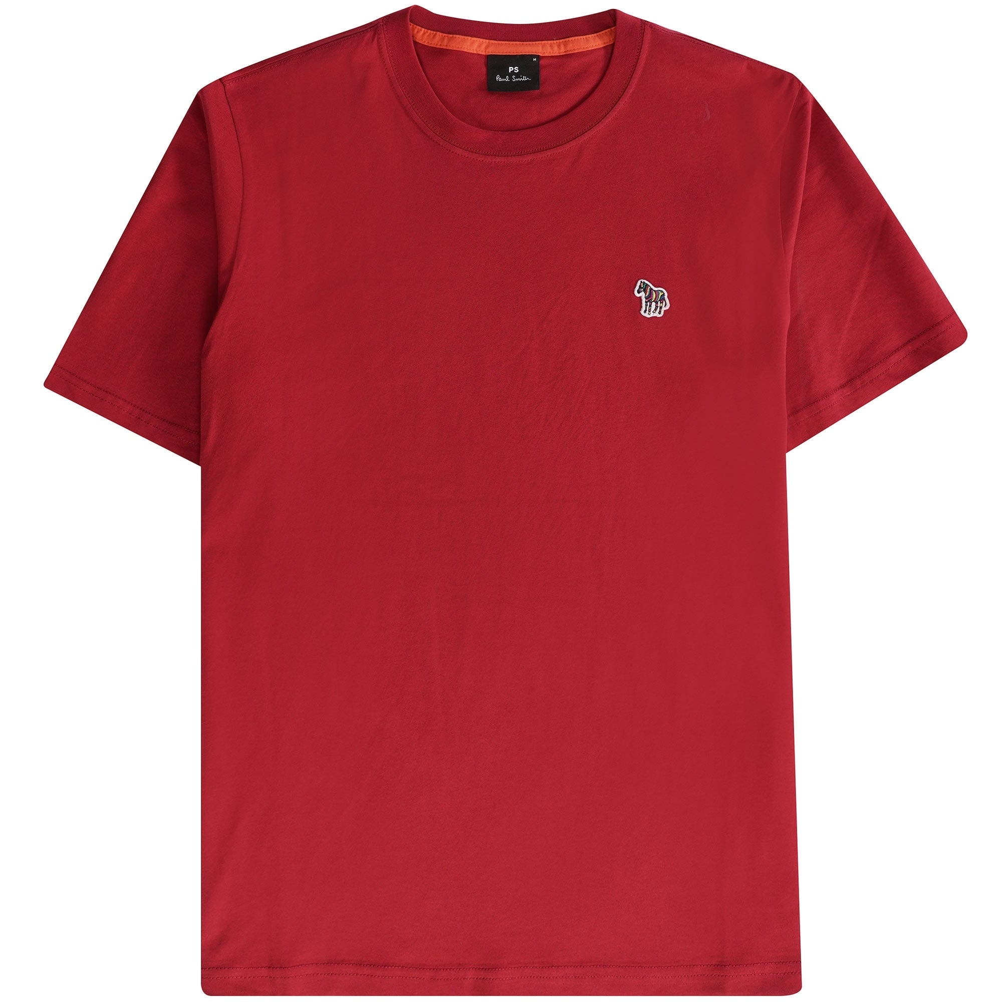 Paul Smith Cotton Zebra Logo T-Shirt - Red
