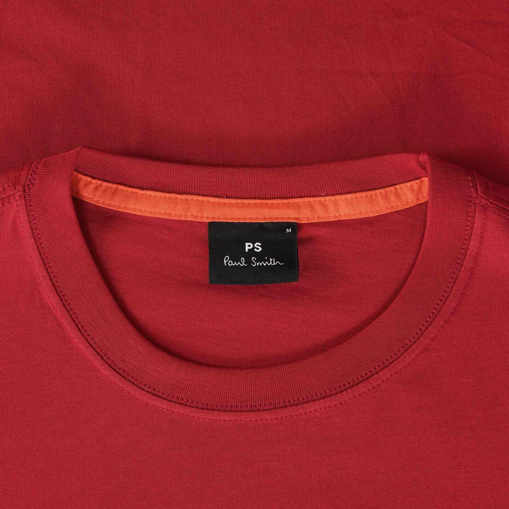 Paul Smith Cotton Zebra Logo T-Shirt - Red