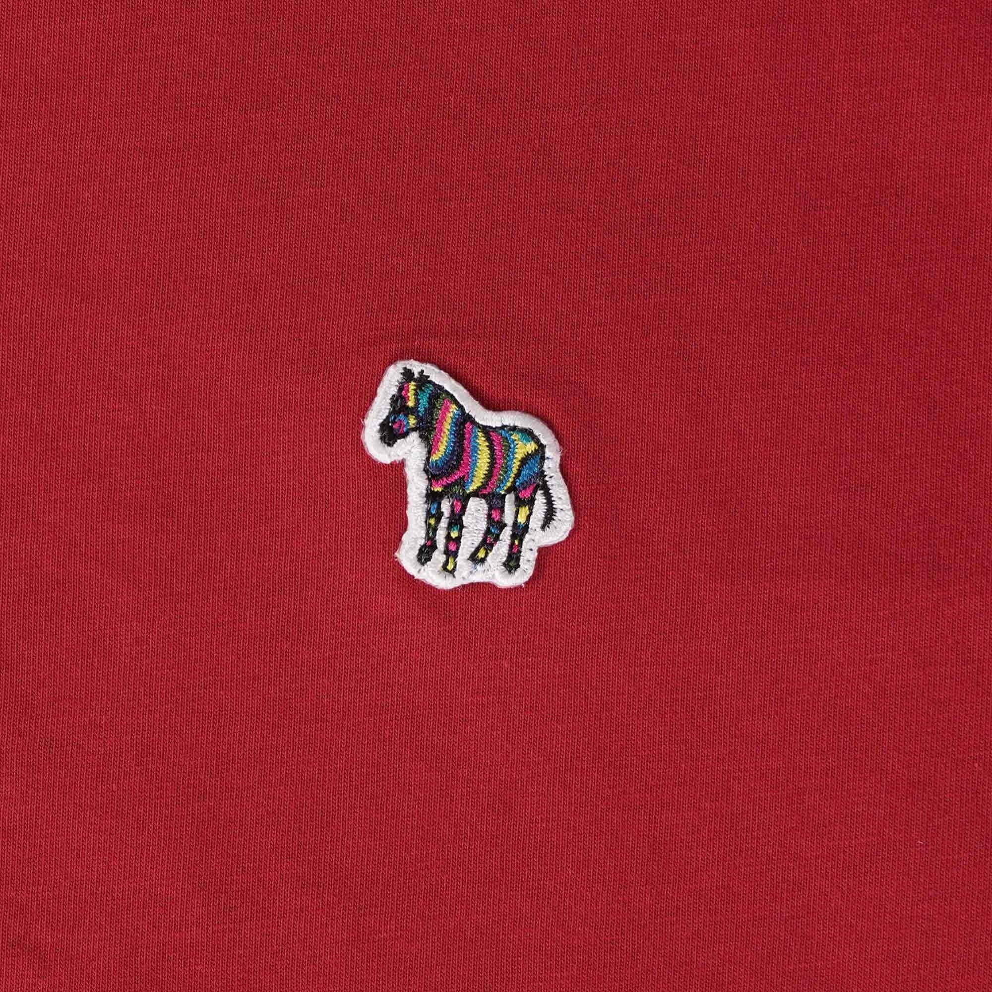 Paul Smith Cotton Zebra Logo T-Shirt - Red