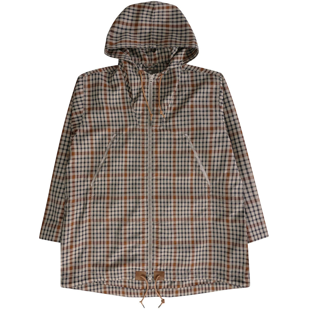 Nigel Cabourn Zip Smock - Stone Check