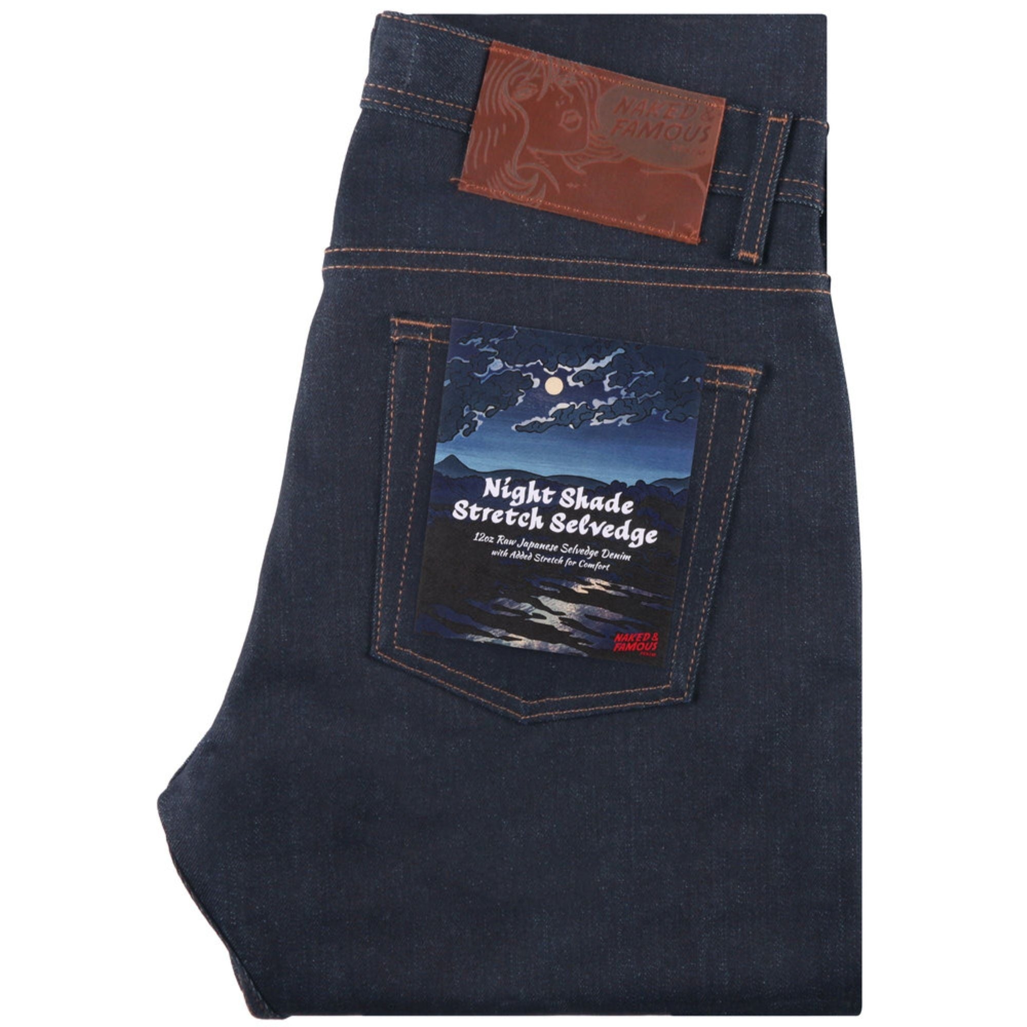 Weird Guy Night Shade Stretch Selvedge - Indigo