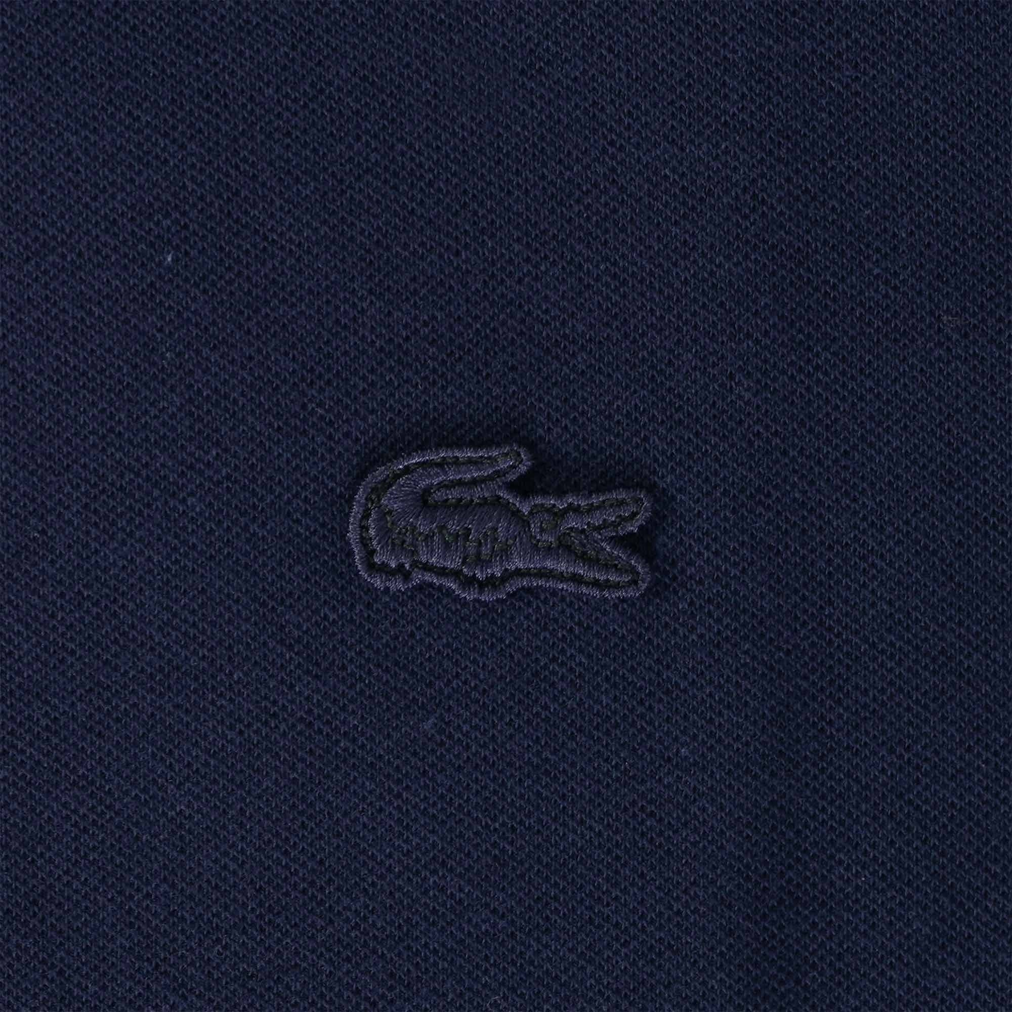 Lacoste Regular Fit Stretch Piqu  T-shirt - Navy