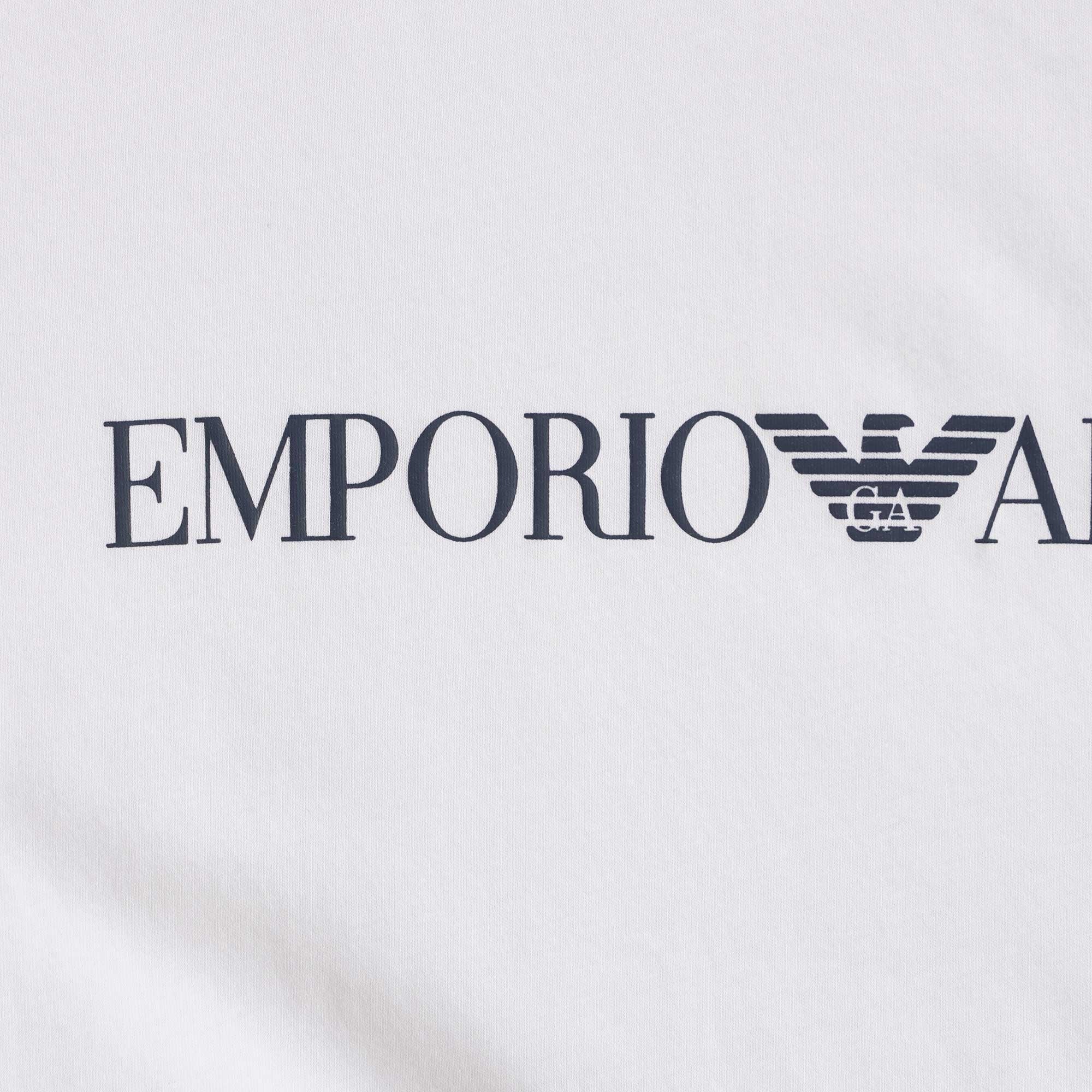 Emporio Armani Logo T-Shirt - Bianco