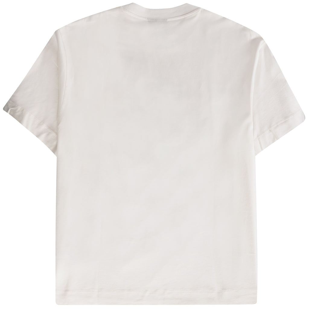 Emporio Armani Floral Logo T-Shirt - Bianco