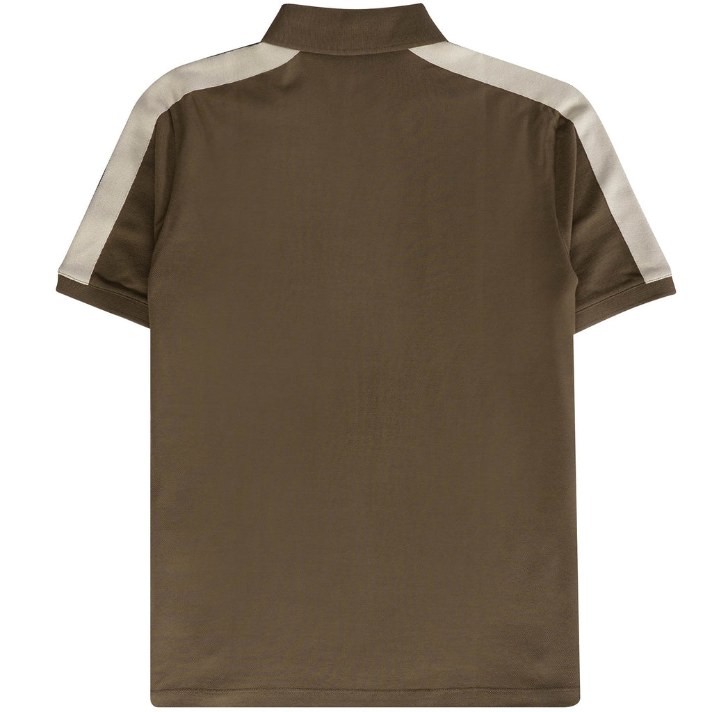 Emporio Armani Two Tone Polo Shirt - Fango