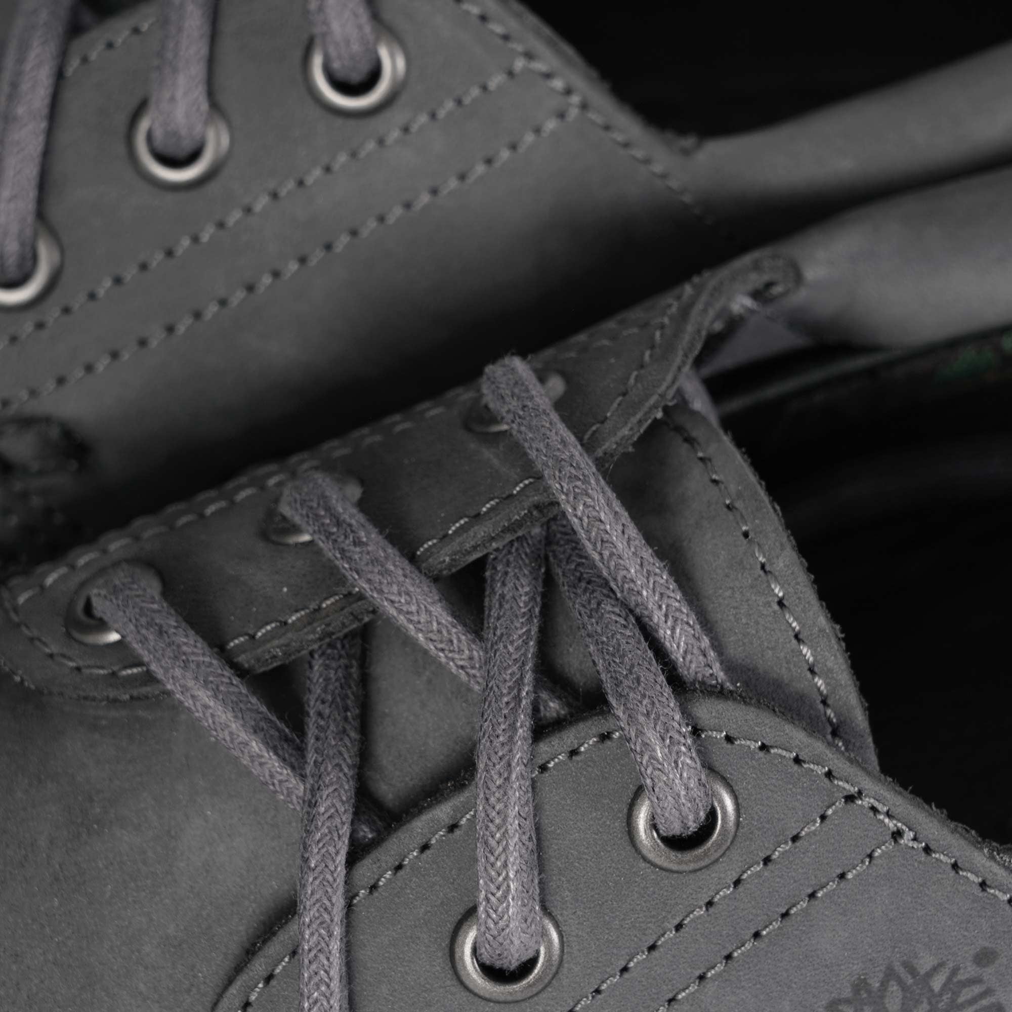 3-Eye Lug Handsewn Boat Shoe - Grey