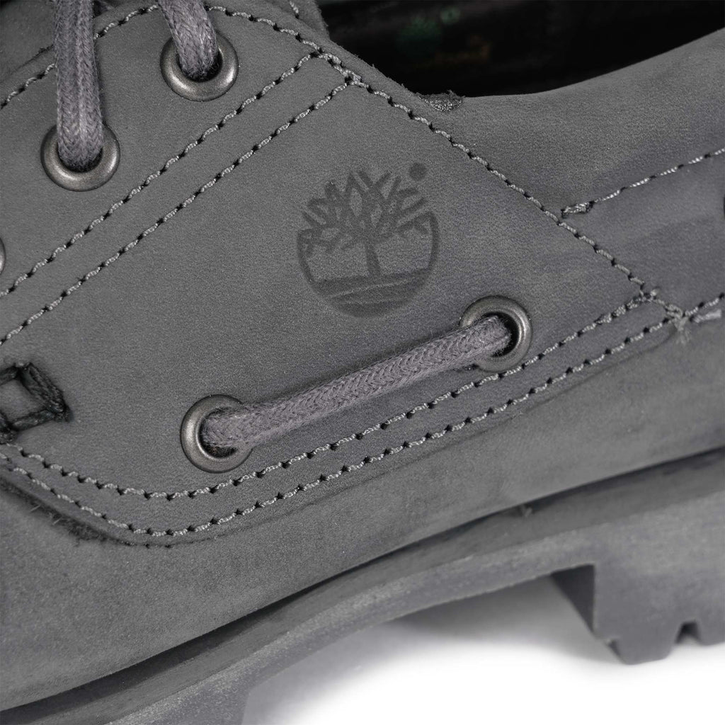 3-Eye Lug Handsewn Boat Shoe - Grey