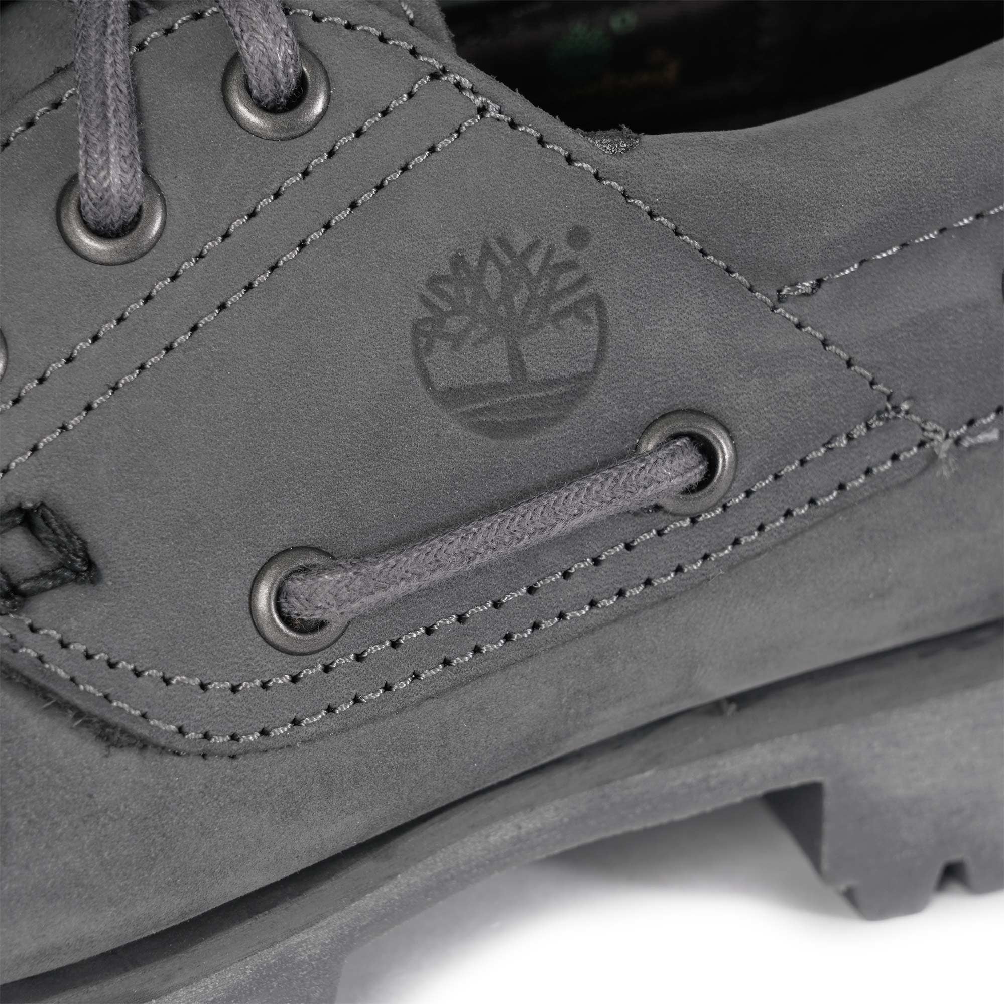 3-Eye Lug Handsewn Boat Shoe - Grey