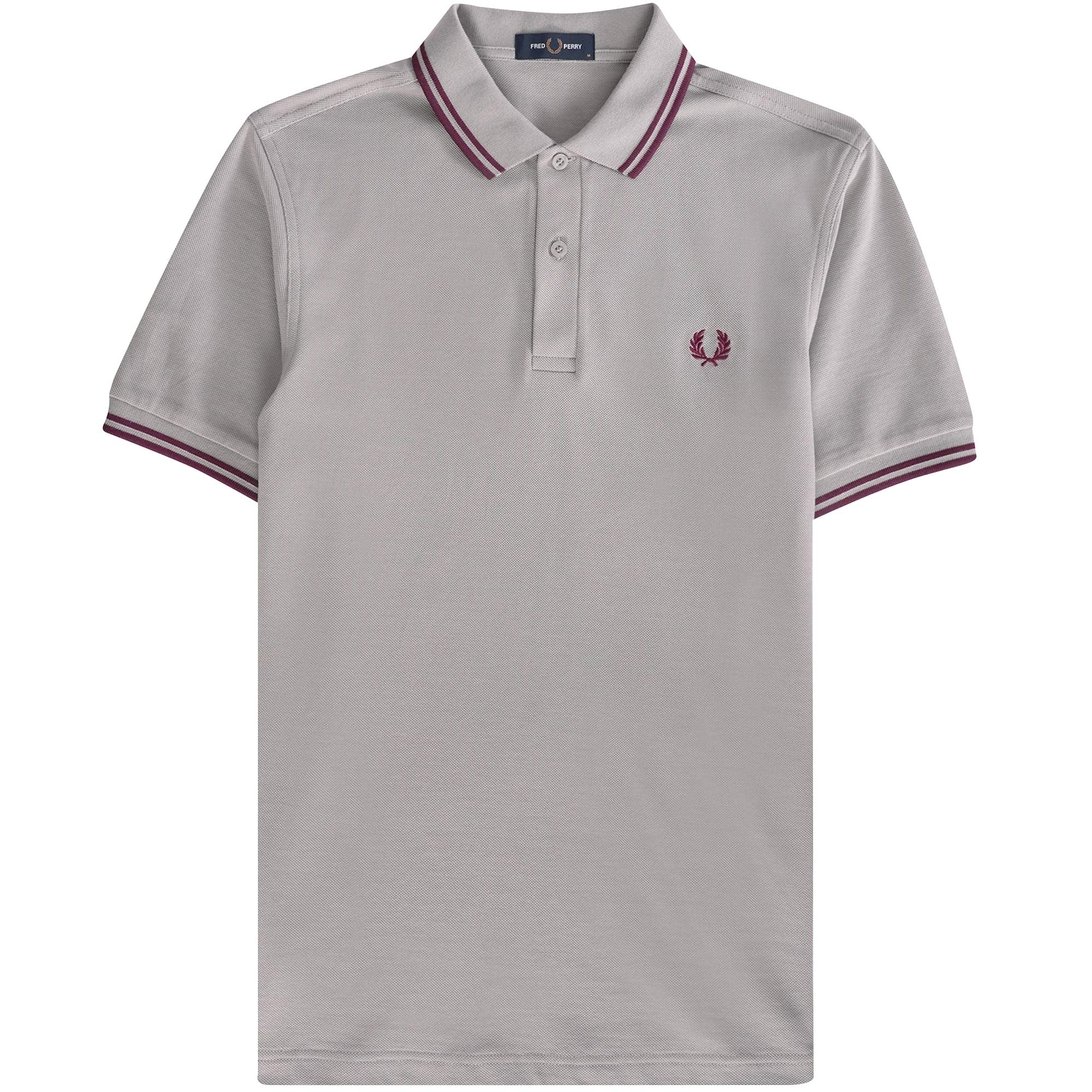 Fred Perry M3600 Twin Tipped Polo Shirt - Limestone