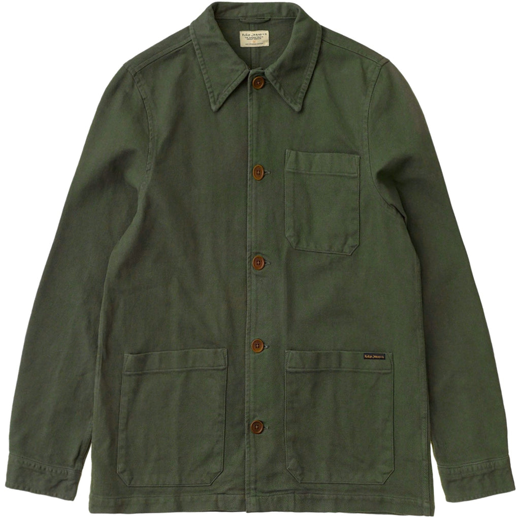 Nudie Jeans Barney Worker Jacket - Olive