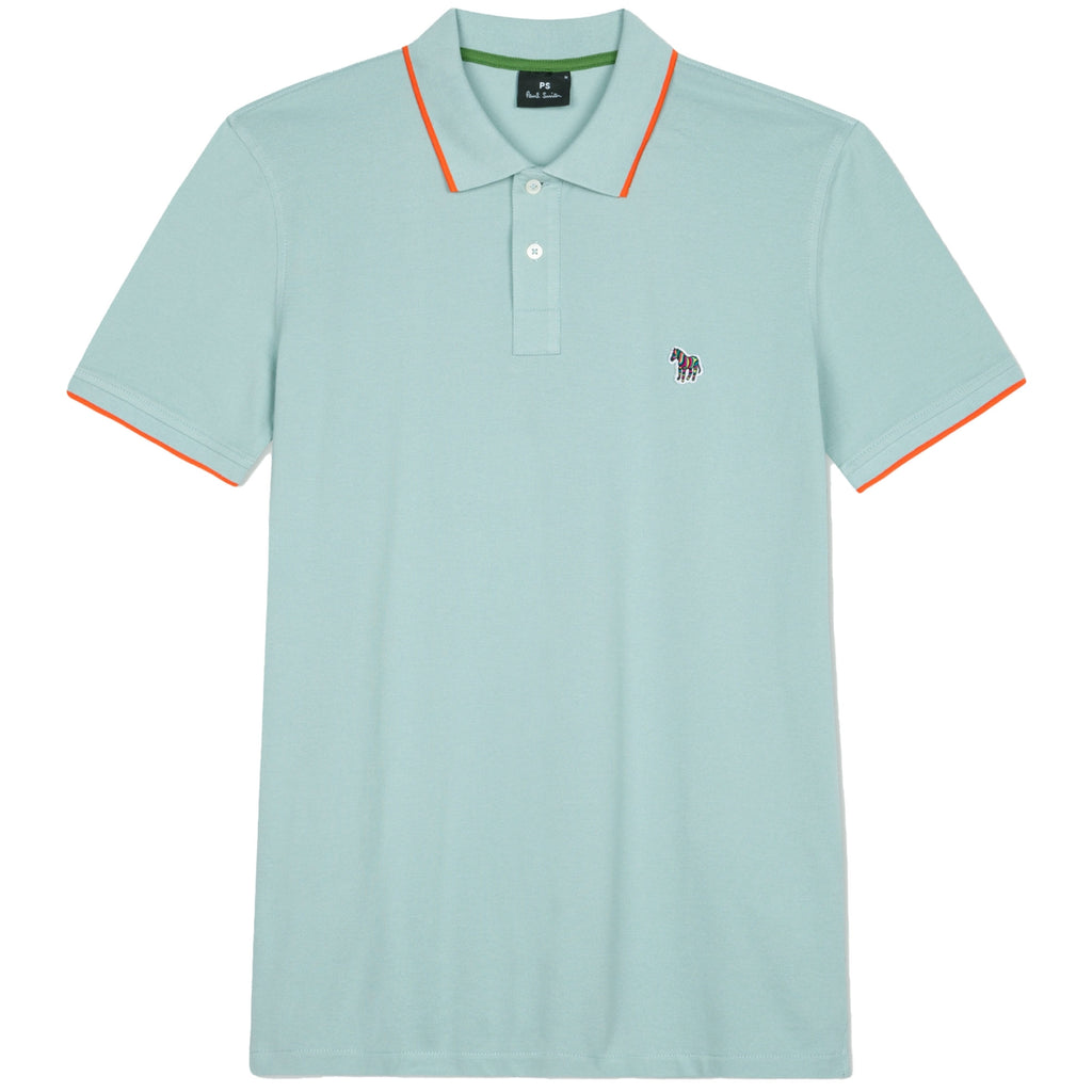 Paul Smith Slim-Fit Zebra Logo Polo Shirt - Blue