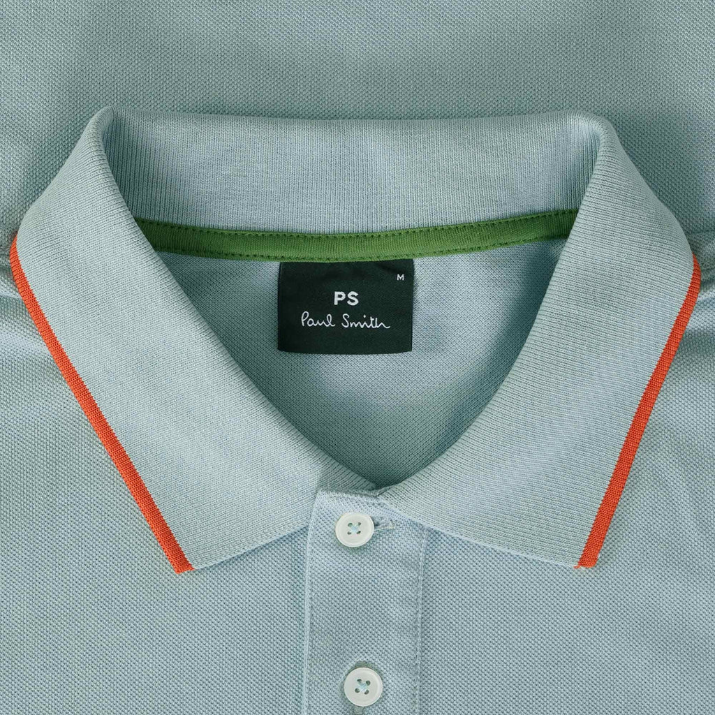 Paul Smith Slim-Fit Zebra Logo Polo Shirt - Blue
