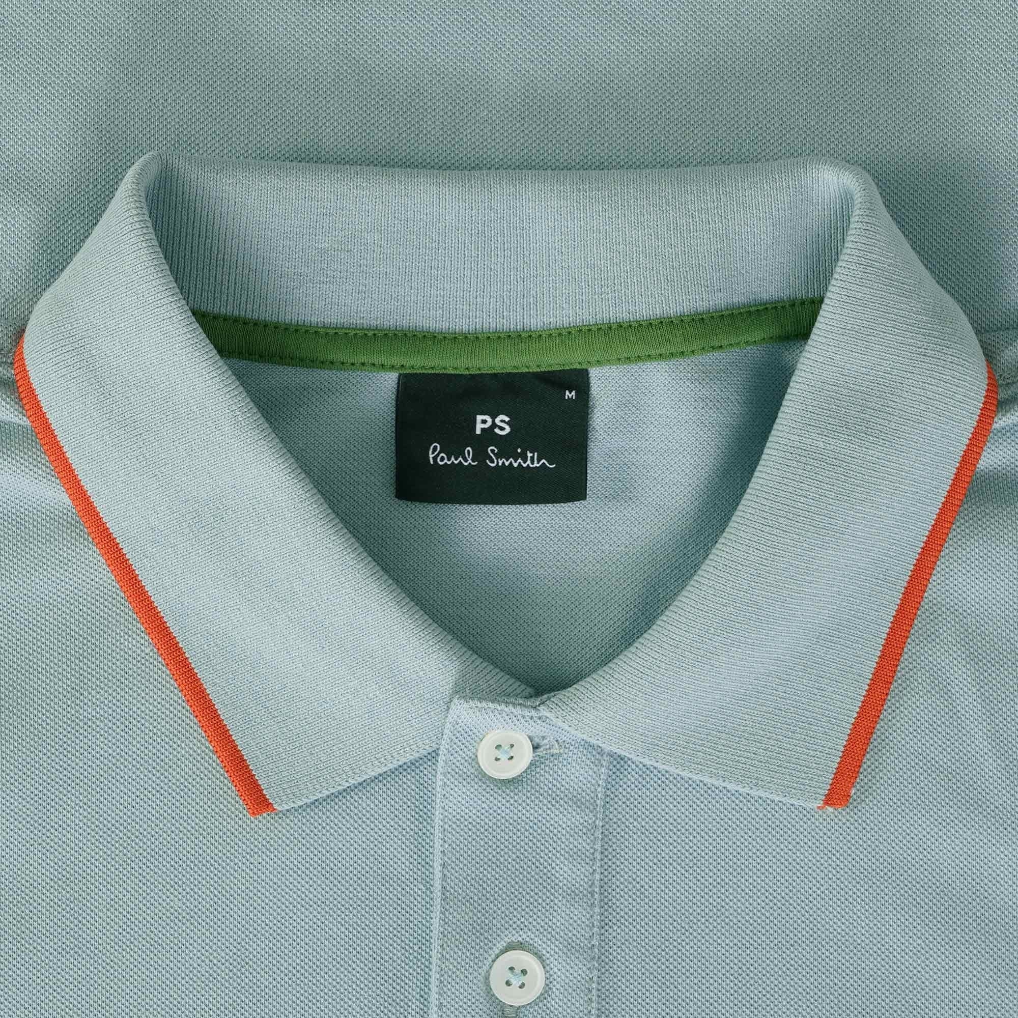 Paul Smith Slim-Fit Zebra Logo Polo Shirt - Blue