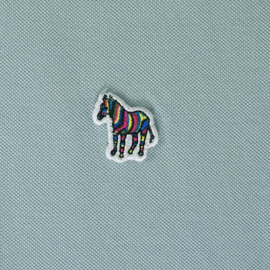 Paul Smith Slim-Fit Zebra Logo Polo Shirt - Blue